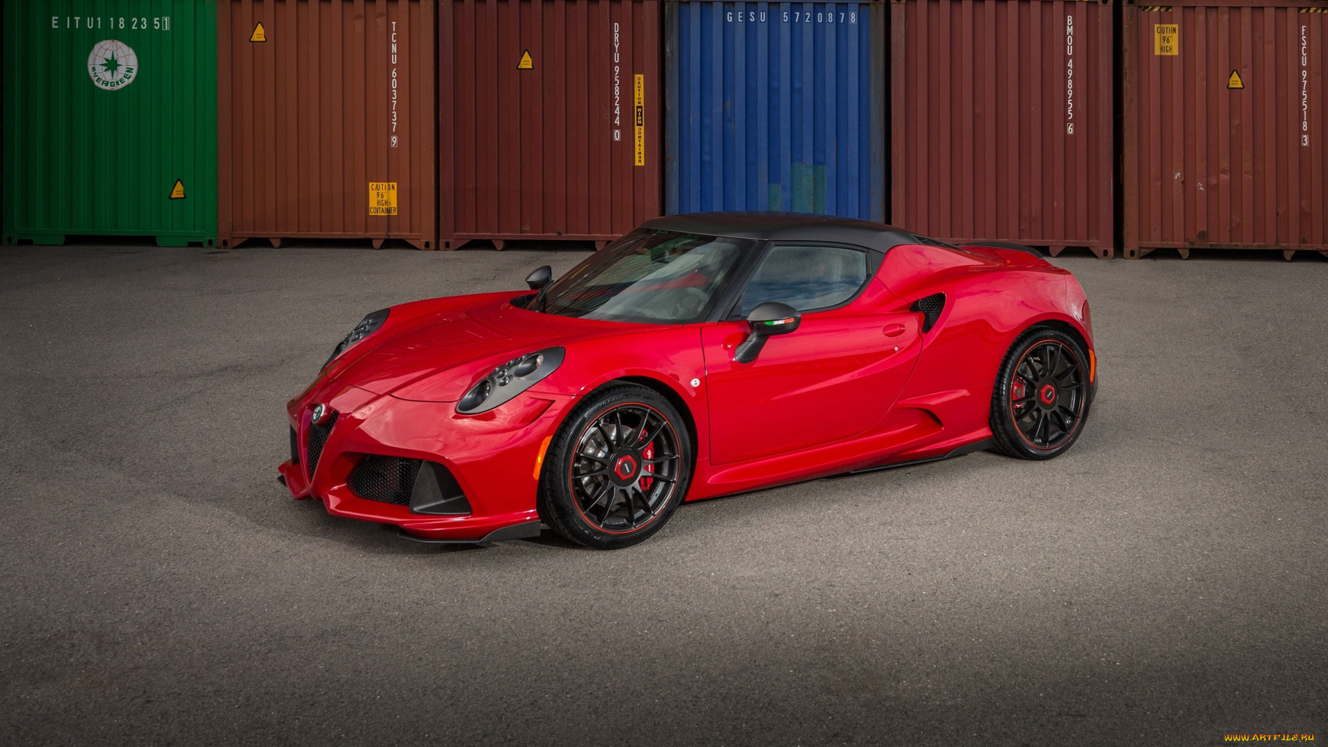 автомобили, alfa, romeo, zender, 2015г, красный, 960, 4c, alfa, romeo