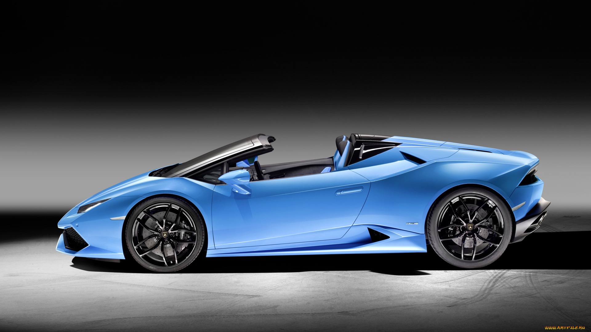автомобили, lamborghini, синий, 2015г, lb724, spyder, lp, 610-4, huracаn