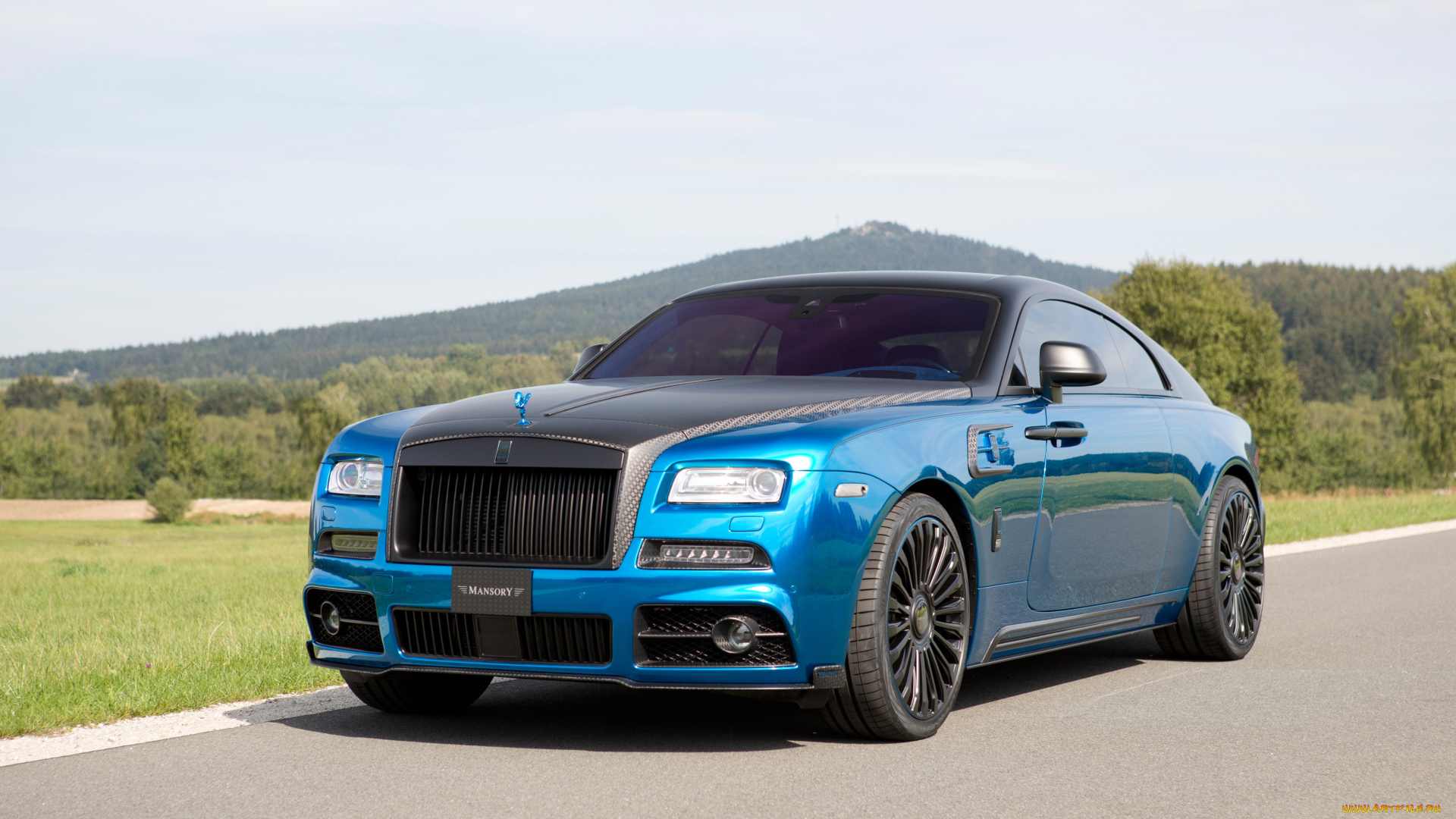 автомобили, rolls-royce, mansory, bleurion, 2015г, синий