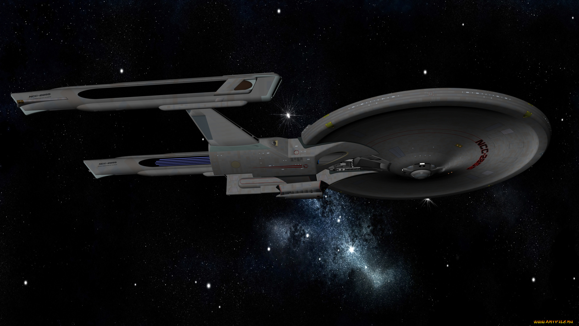 космос, арт, космический, корабль, полет, вселенная