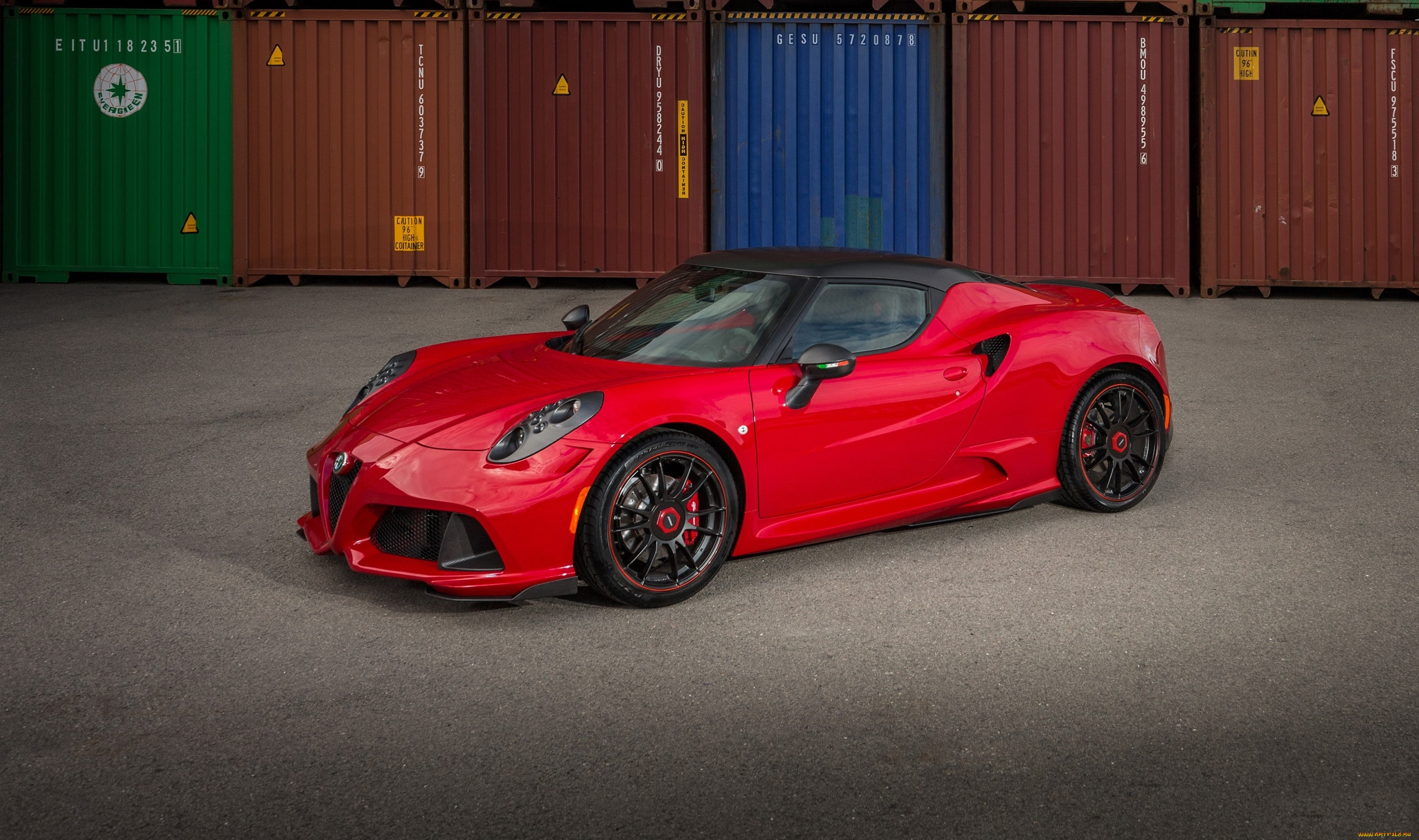 автомобили, alfa, romeo, zender, 2015г, красный, 960, 4c, alfa, romeo