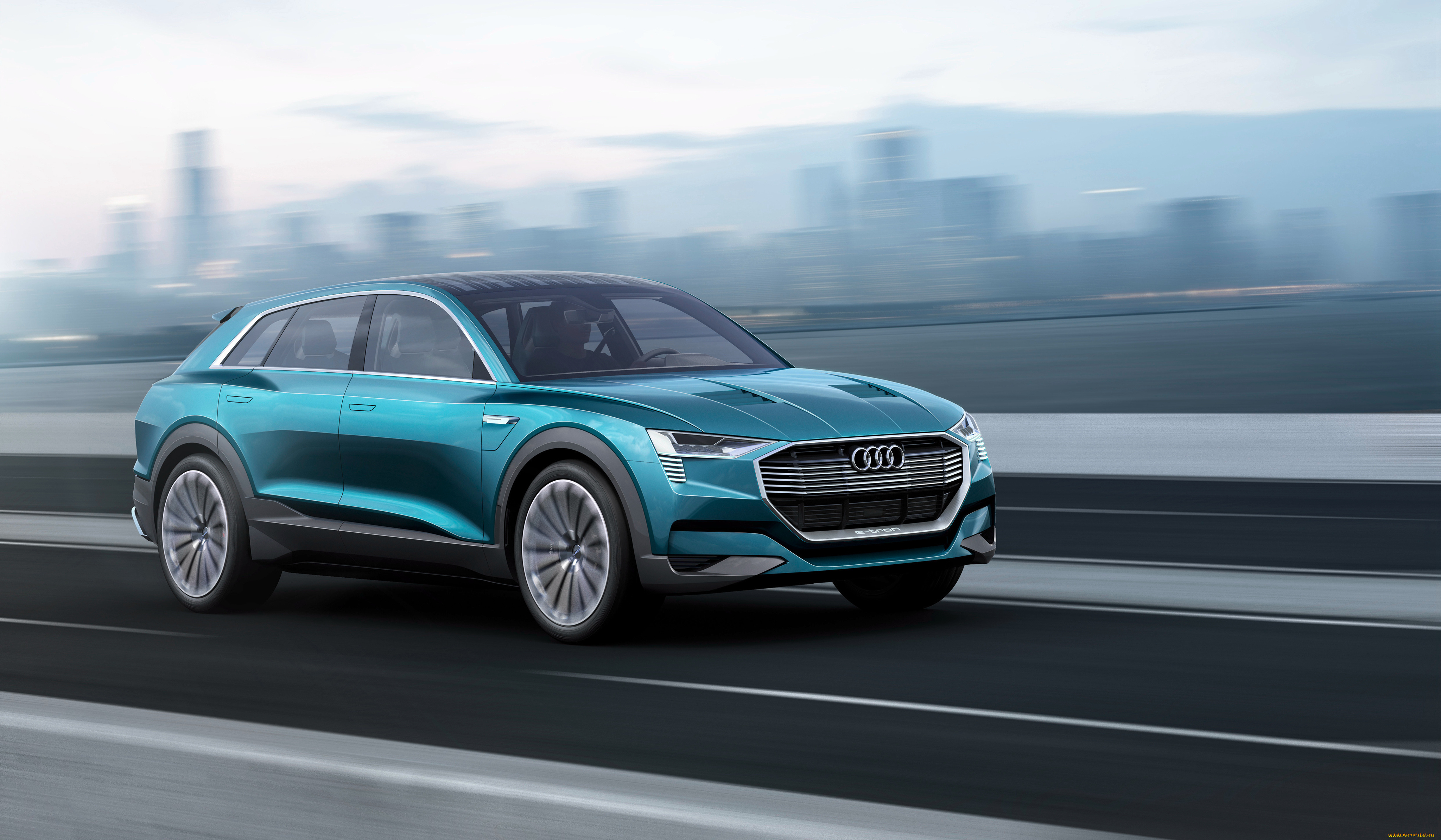 автомобили, audi, 2015г, concept, quattro, e-tron