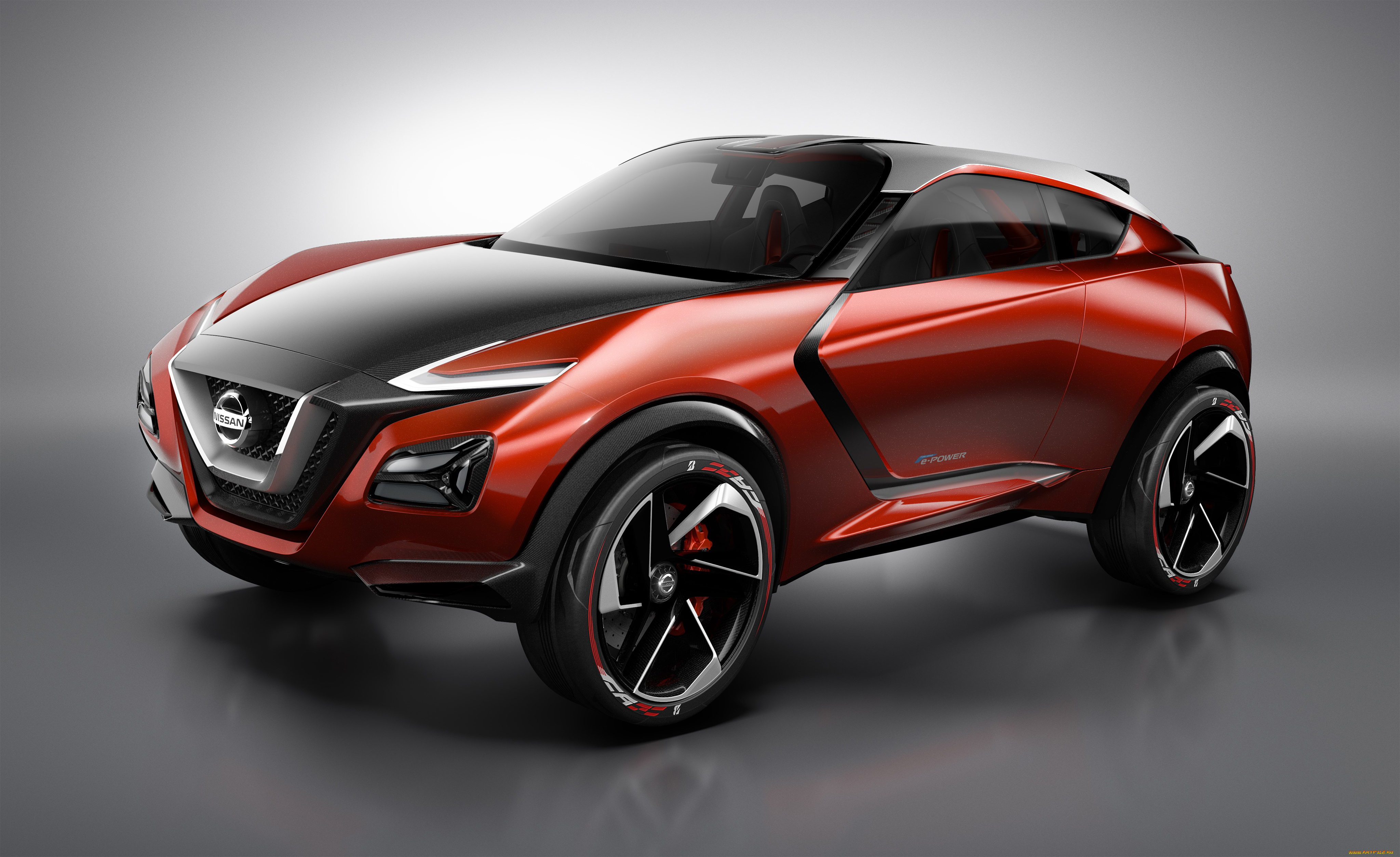 автомобили, nissan, datsun, concept, красный, gripz, 2015г