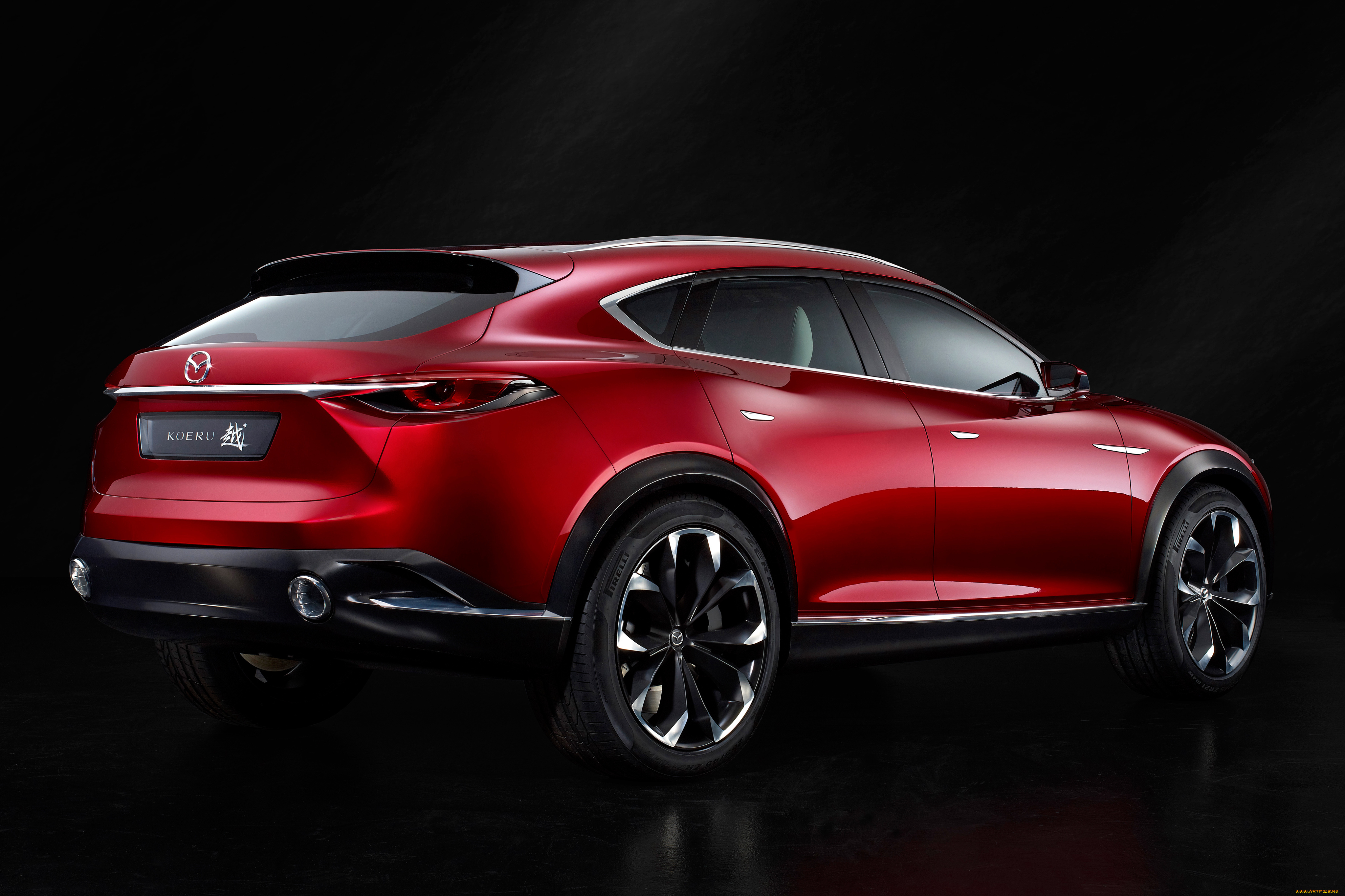 автомобили, mazda, красный, 2015г, concept, koeru