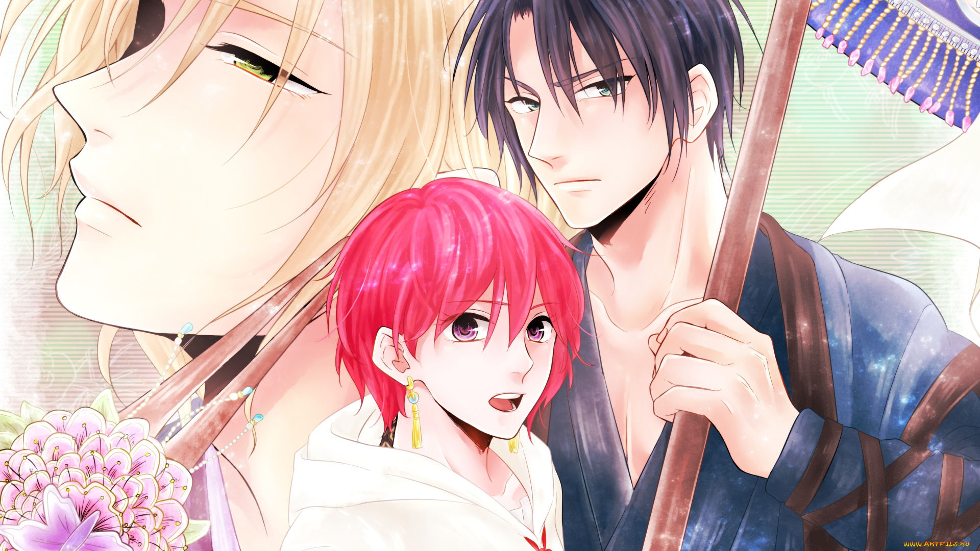 аниме, akatsuki, no, yona, су-вон, хак, йона