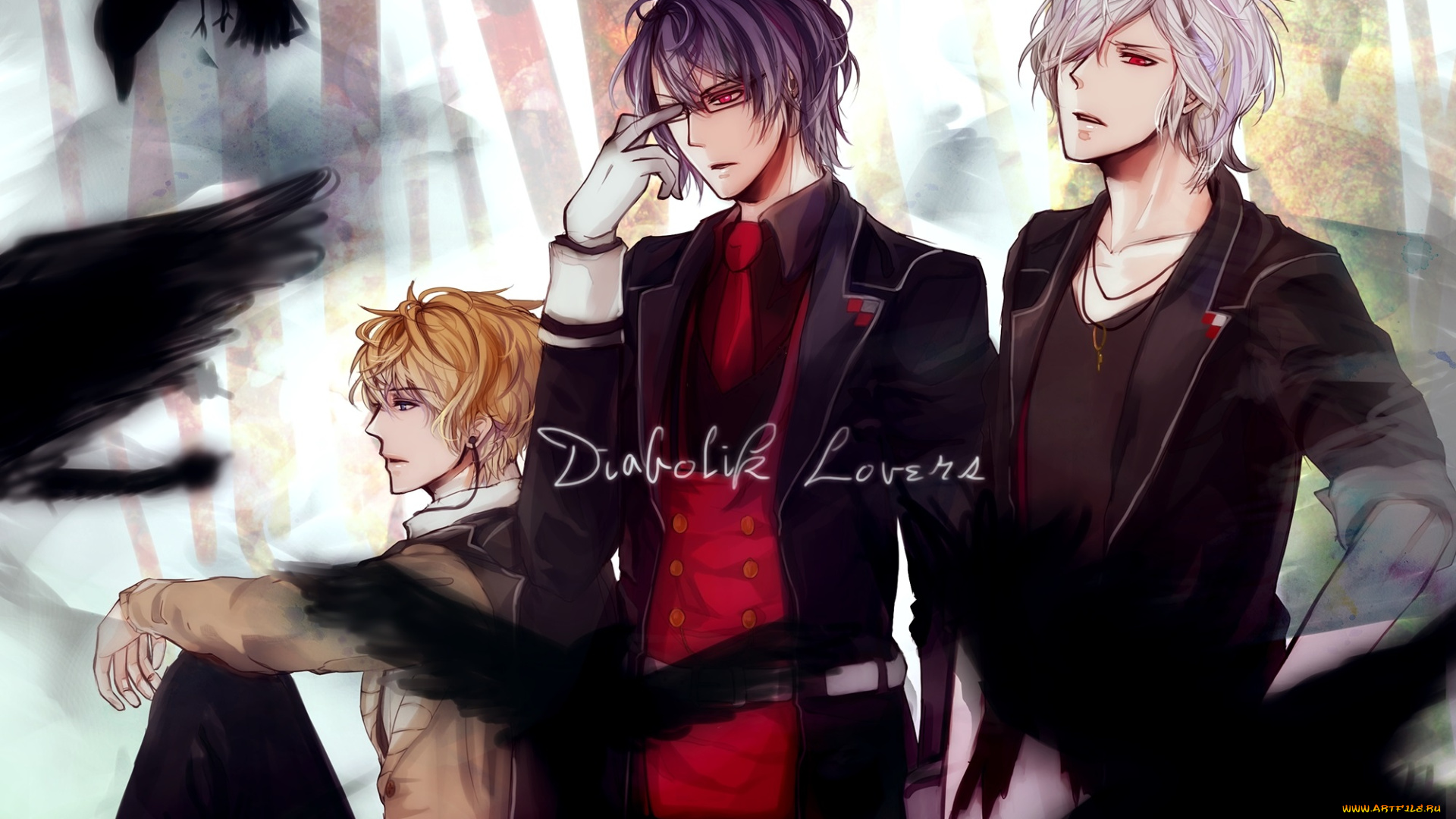 аниме, diabolik, lovers, парни