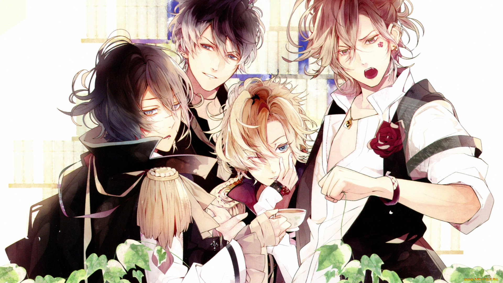 аниме, diabolik, lovers, парни