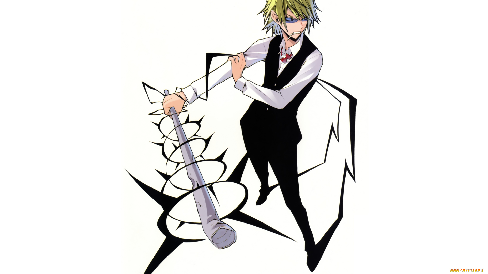 аниме, durarara, heiwajima, shizuo