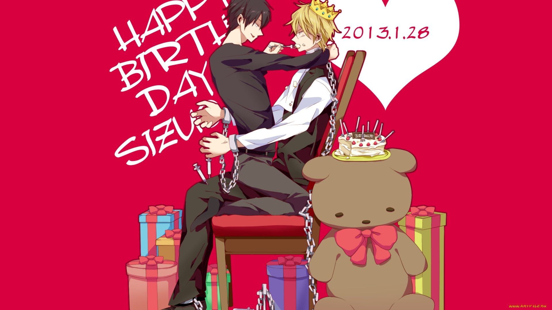 аниме, durarara, парни