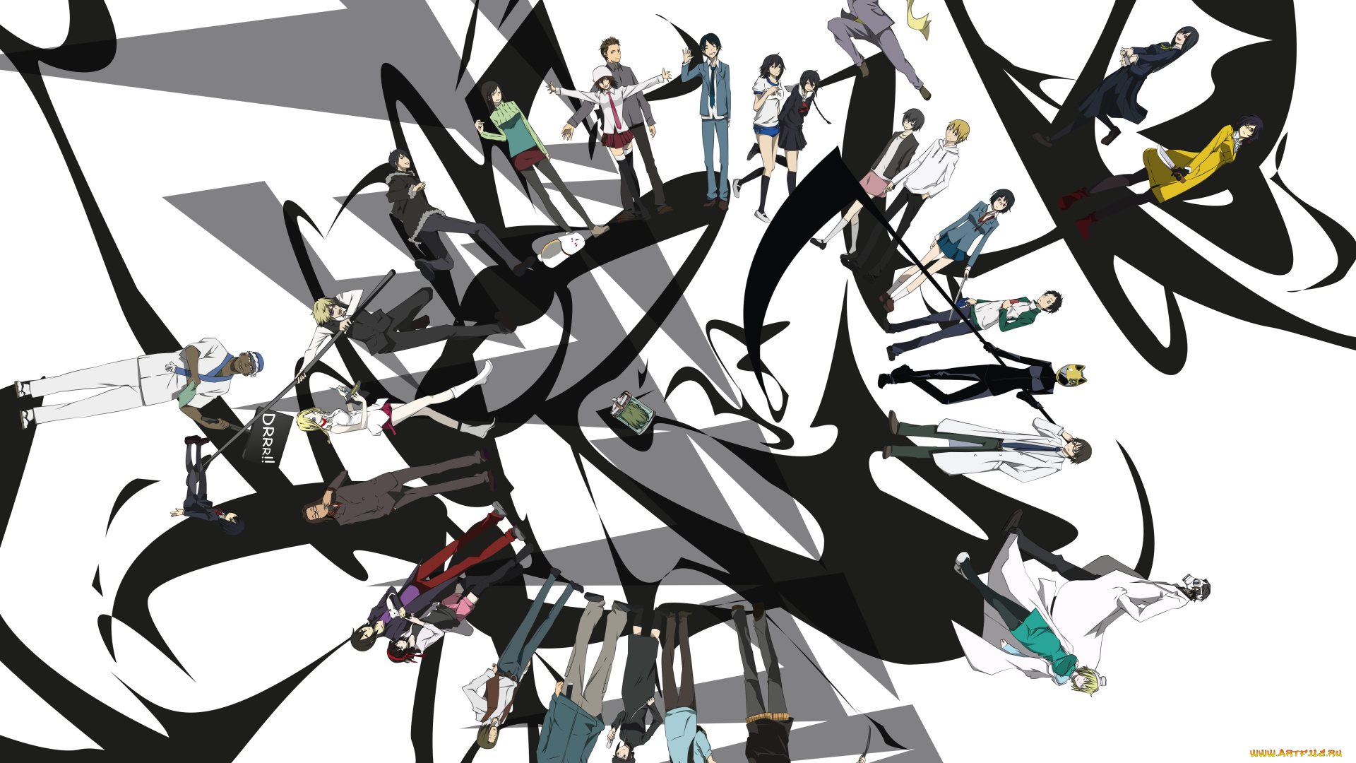 аниме, durarara, персонажи