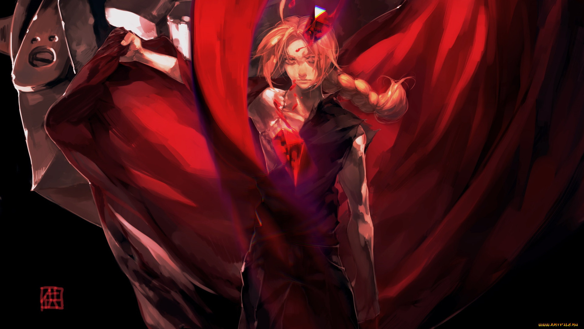 аниме, fullmetal, alchemist, стальной, алхимик