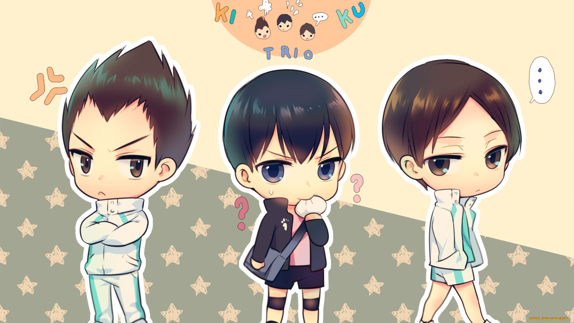 аниме, haikyuu, парни, волейбол