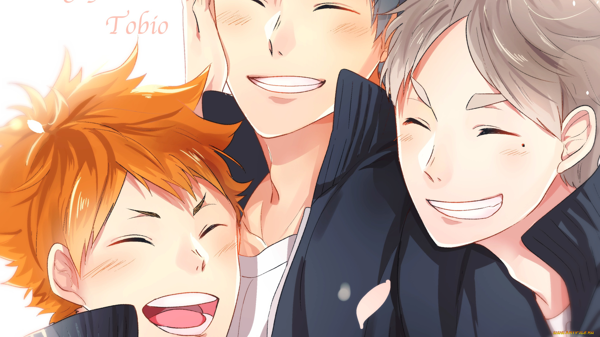 аниме, haikyuu, парни, волейбол