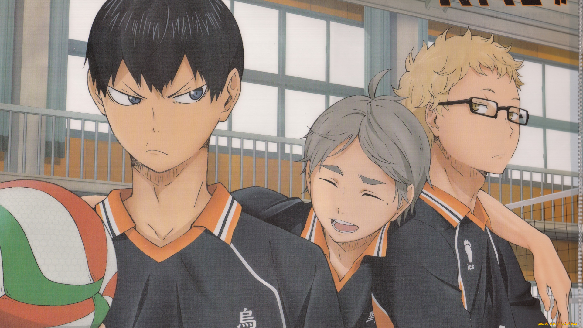 аниме, haikyuu, парни, волейбол