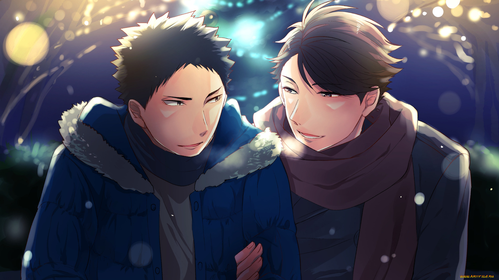 аниме, haikyuu, парни, волейбол