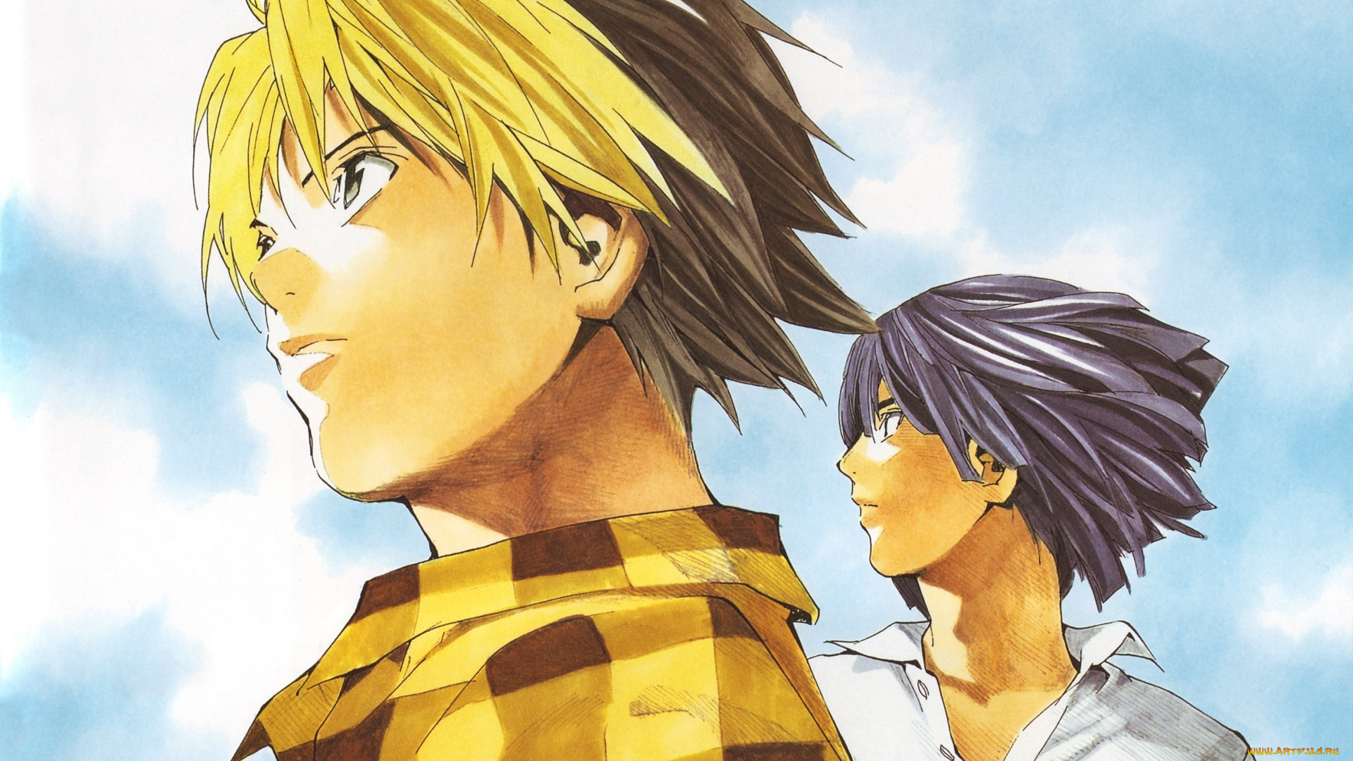 аниме, hikaru, no, go, парни