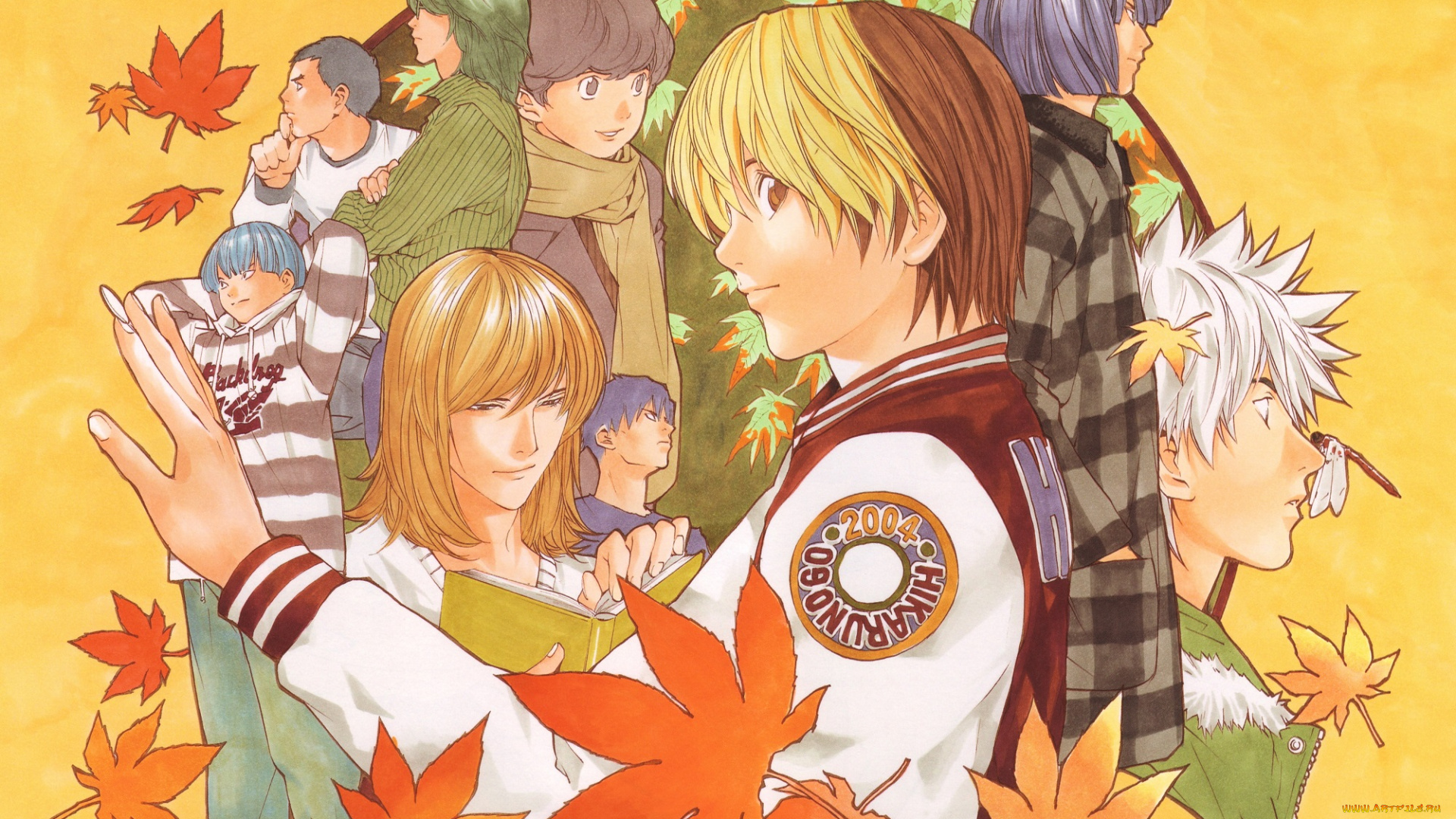 аниме, hikaru, no, go, парни