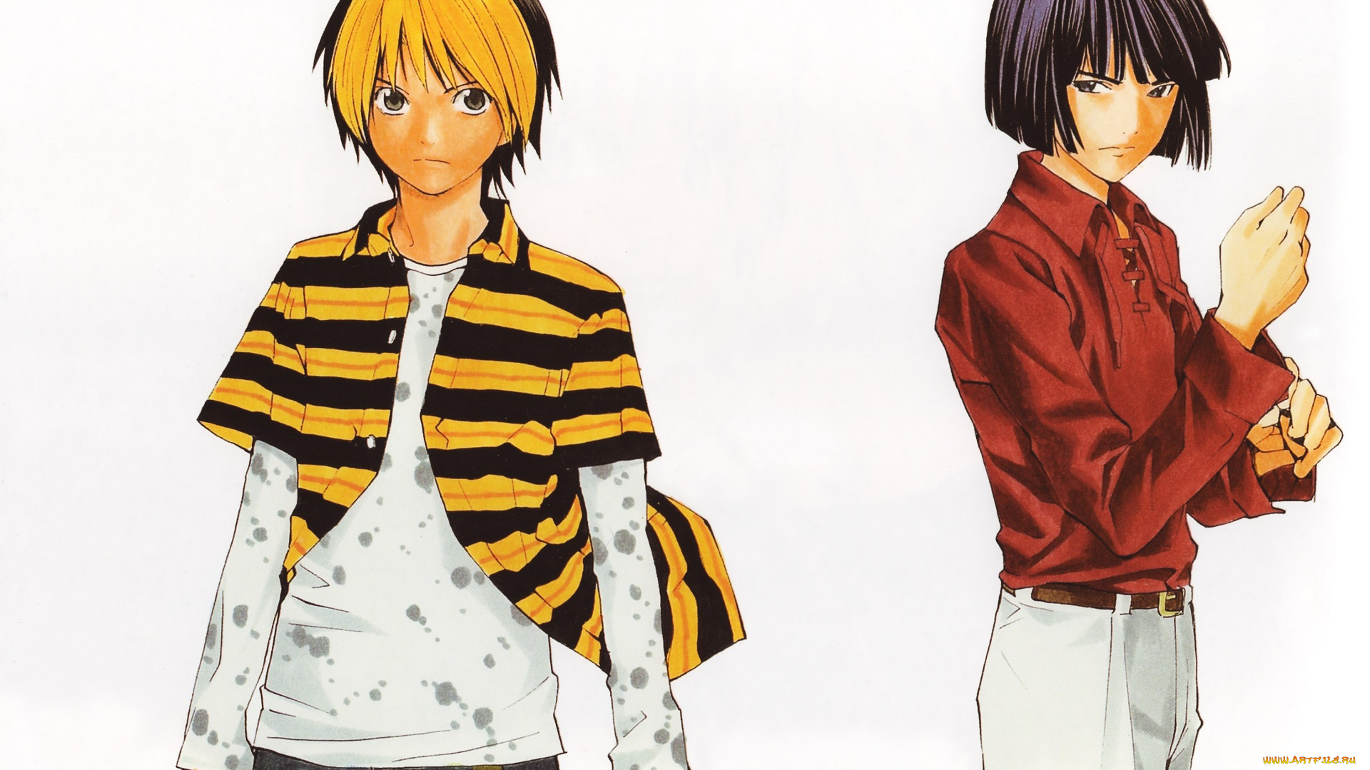 аниме, hikaru, no, go, парни