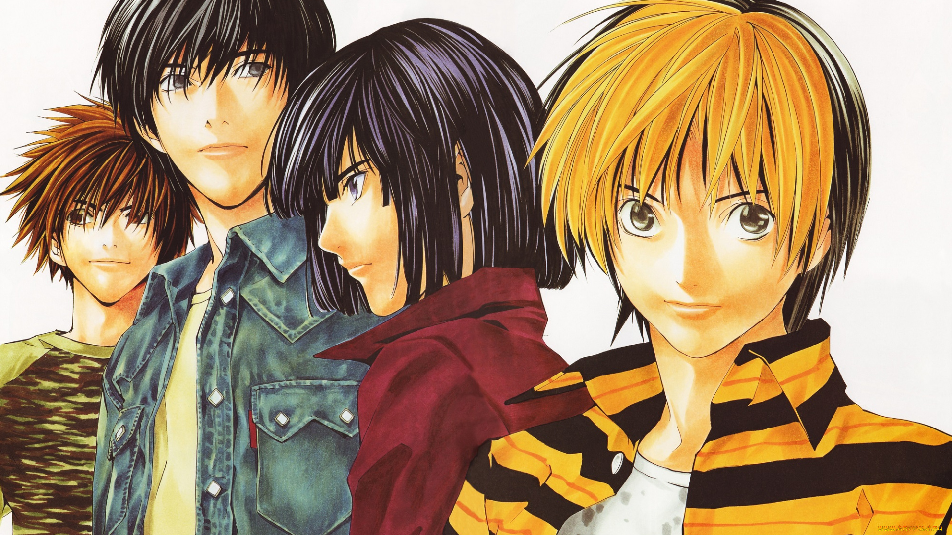 аниме, hikaru, no, go, парни