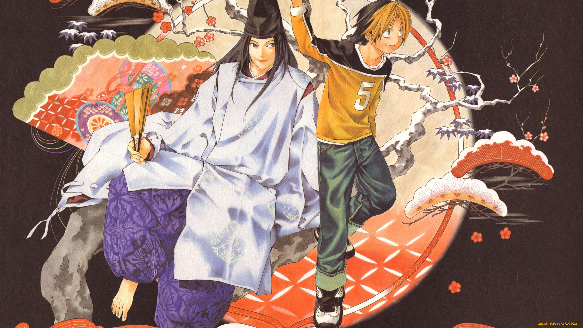 аниме, hikaru, no, go, парни