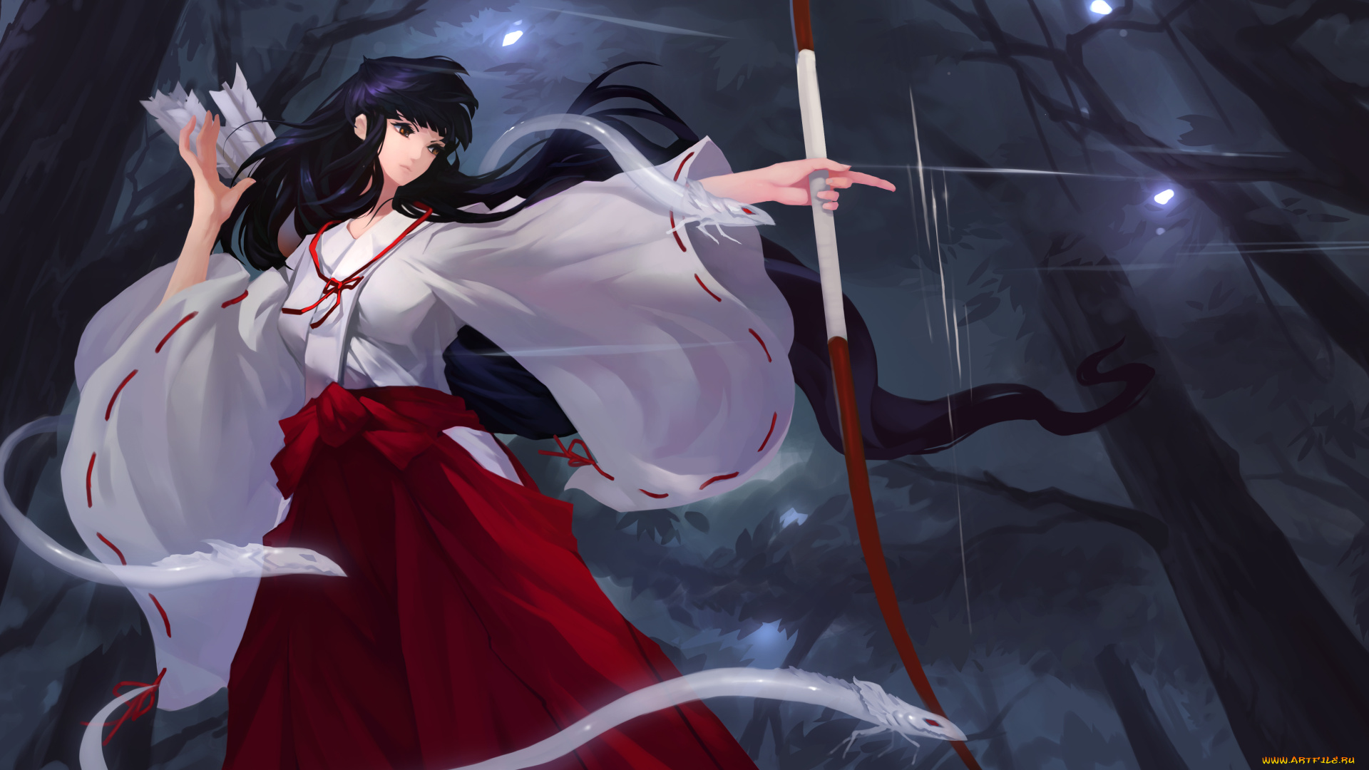 аниме, inuyasha, кикио