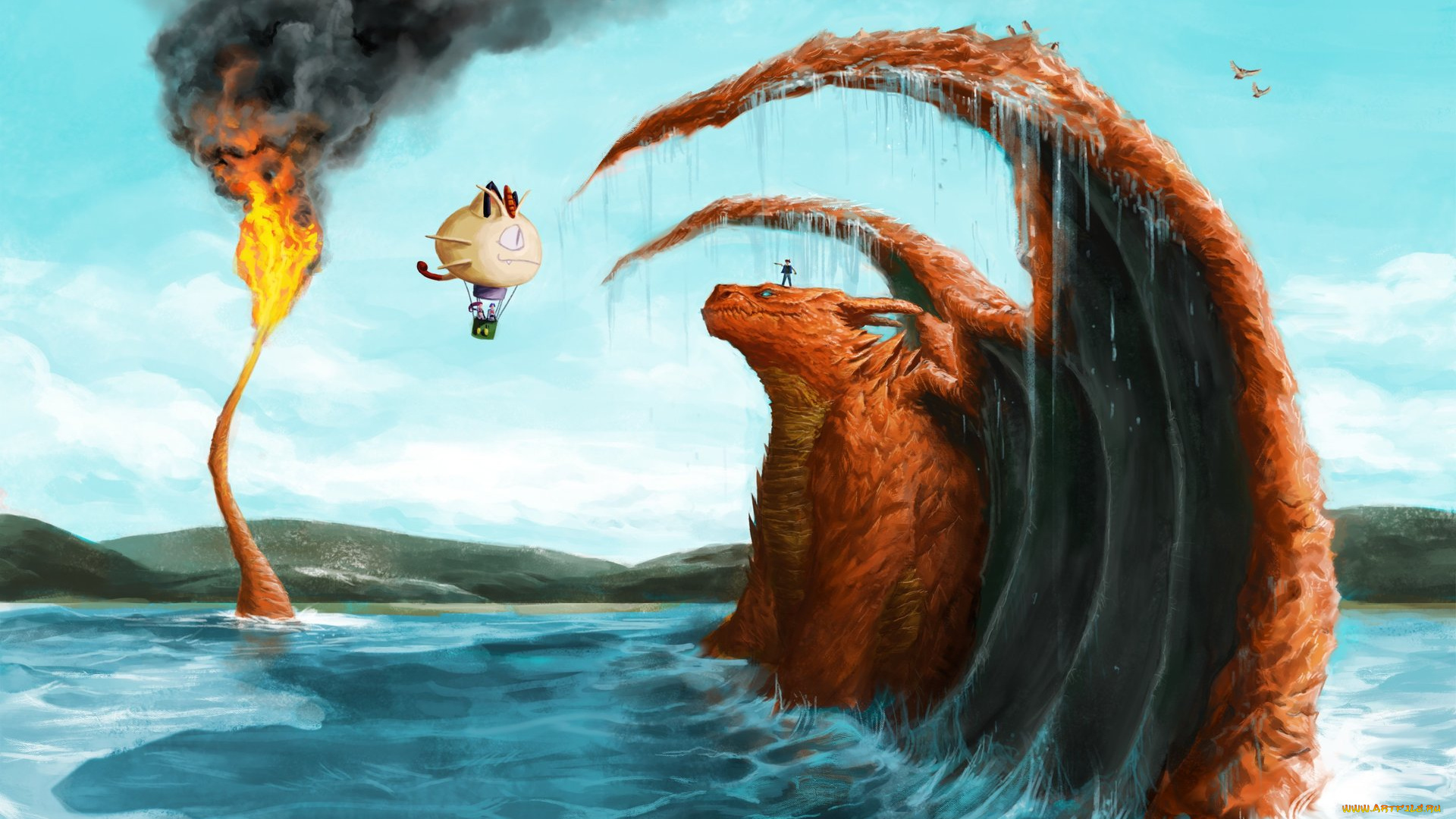 аниме, pokemon, покемон