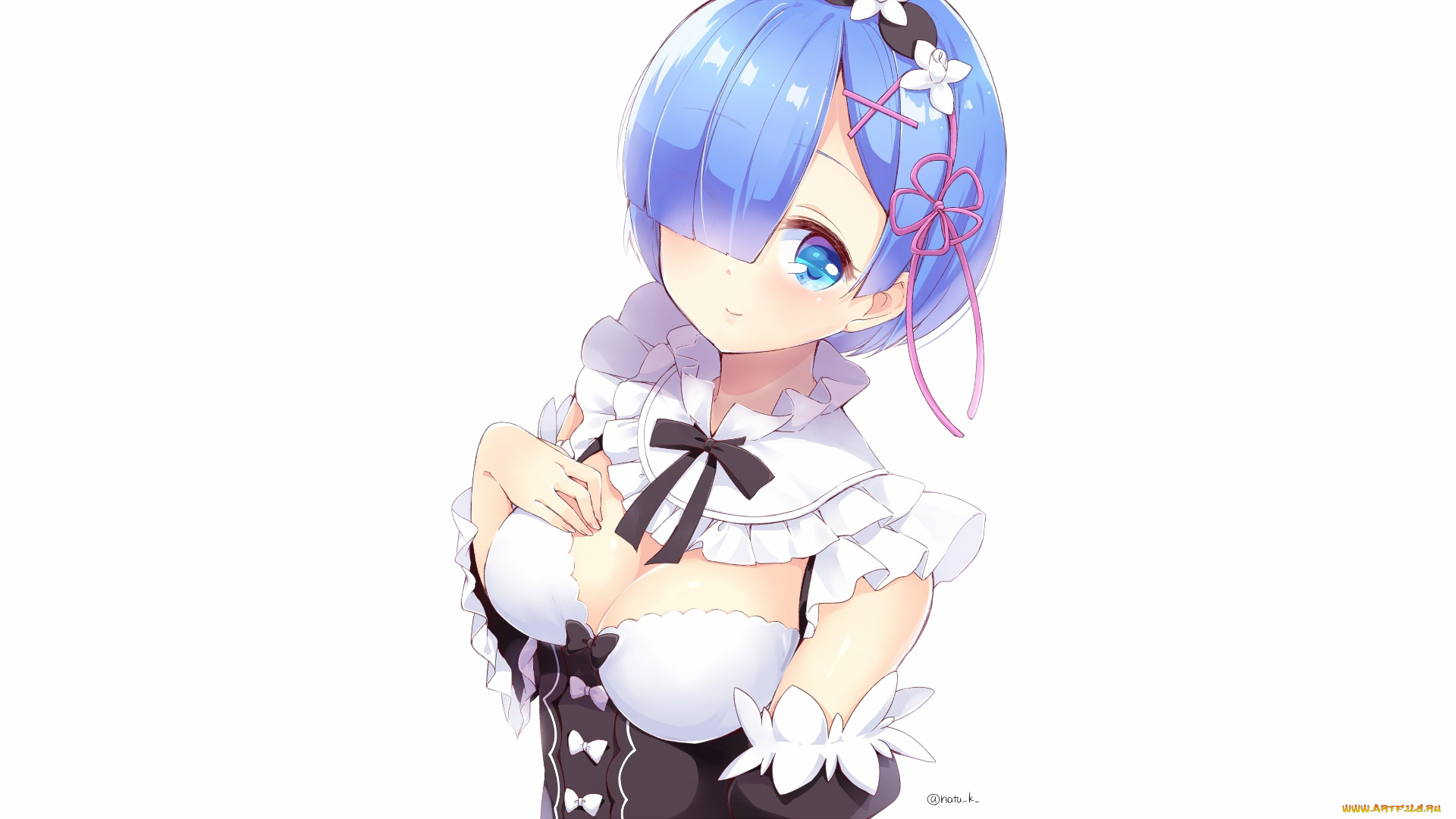 аниме, re, , zero, kara, hajimeru, isekai, seikatsu, фон, взгляд, девушка