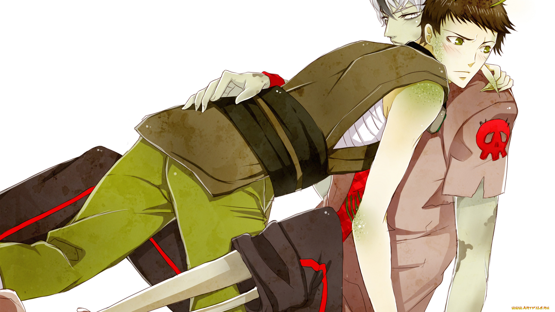 аниме, животные, , существа, парни