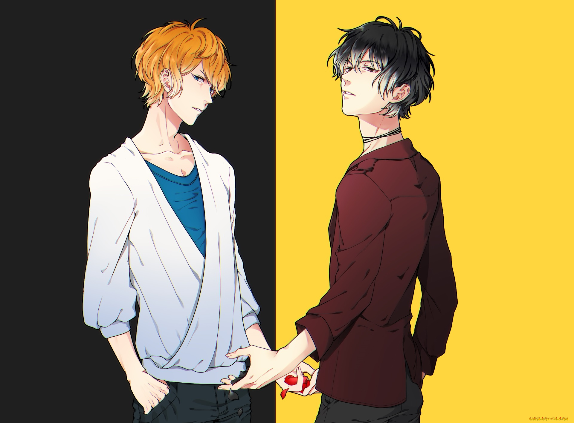 аниме, diabolik, lovers, парни