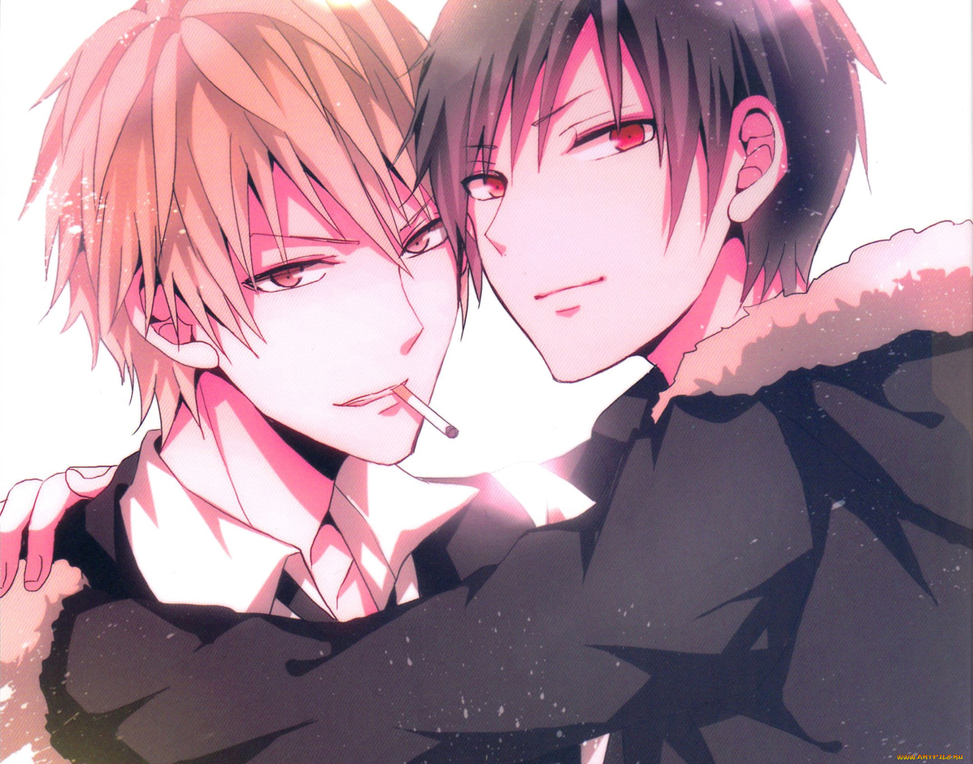 аниме, durarara, парни