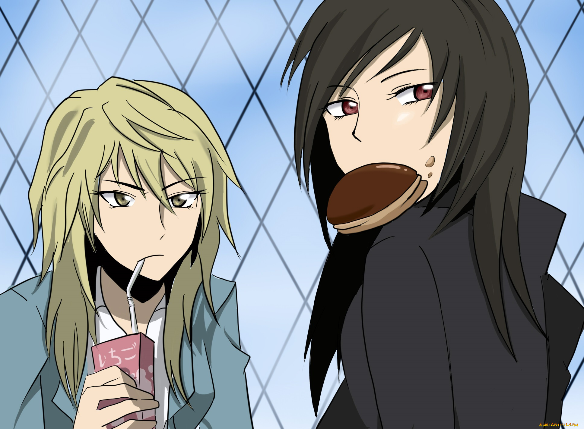 аниме, durarara, девушки