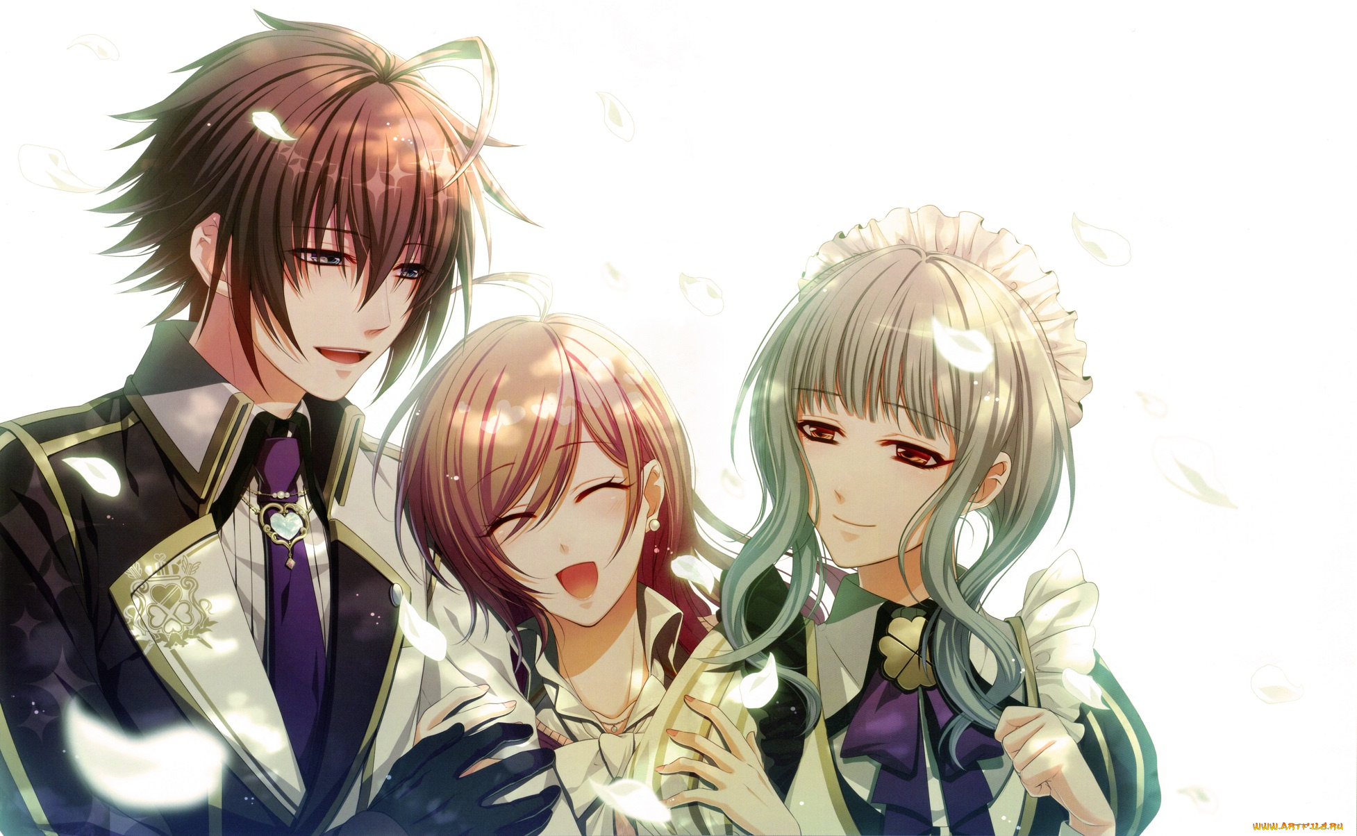 аниме, glass, heart, princess, персонажи