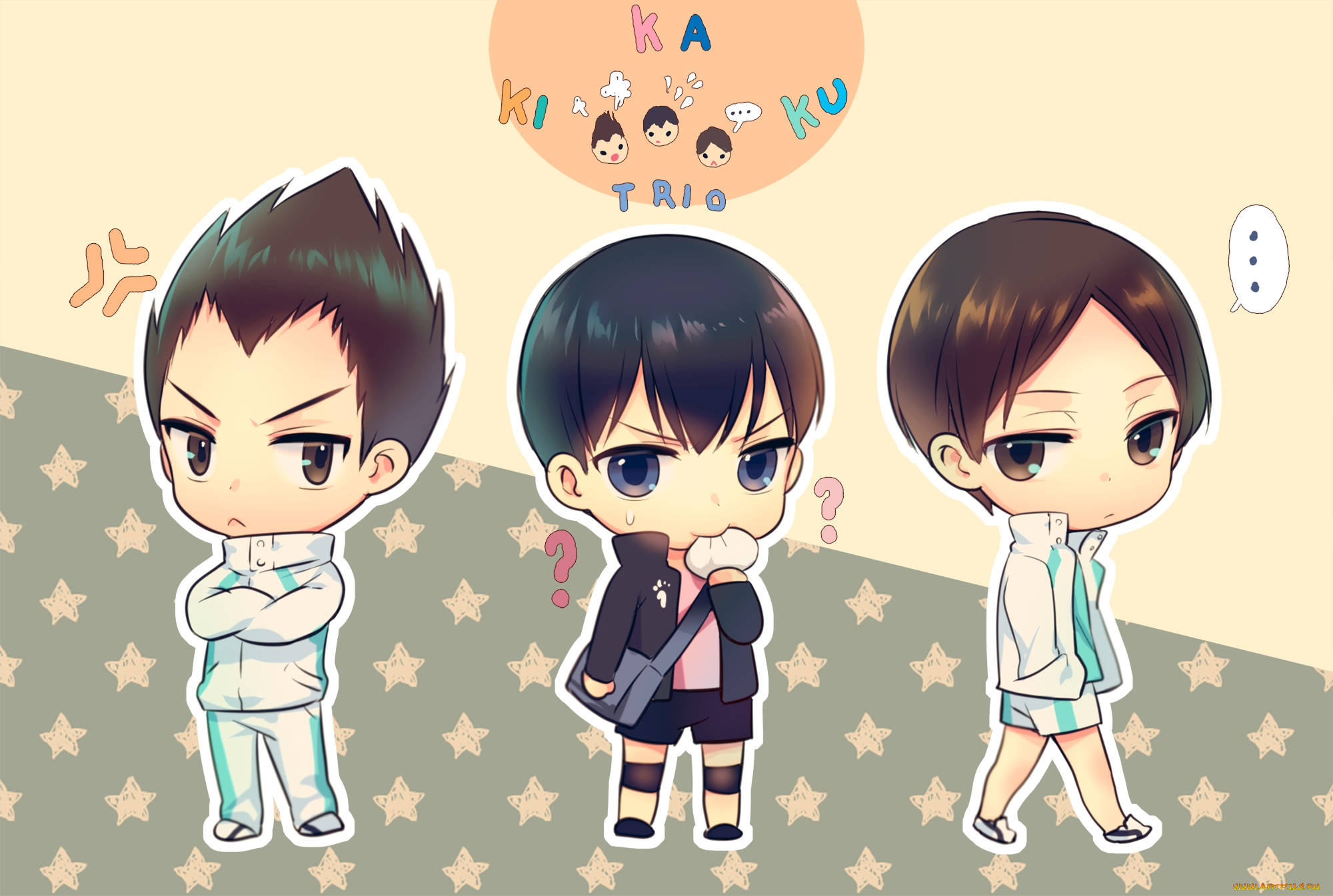 аниме, haikyuu, парни, волейбол