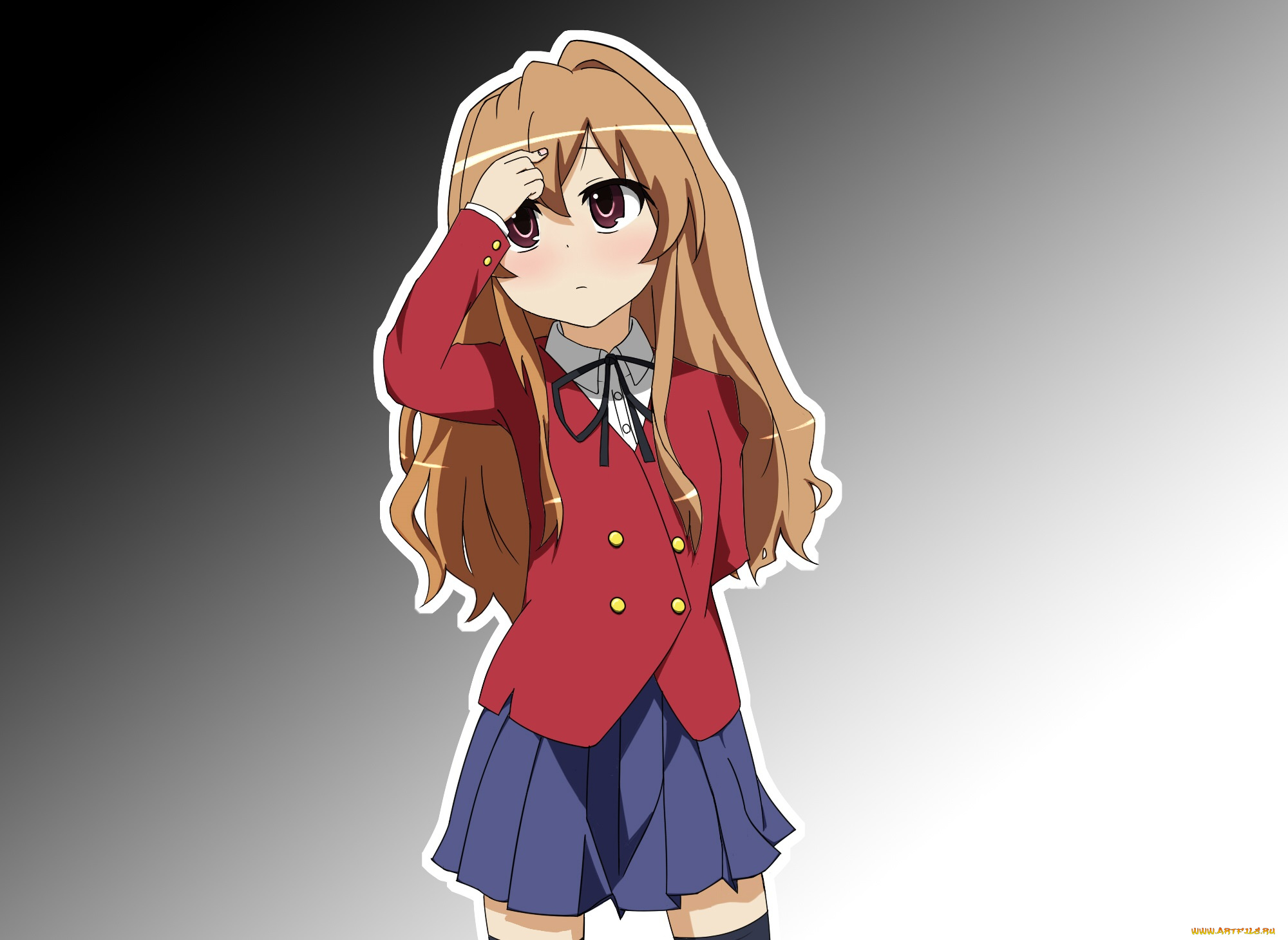 аниме, toradora, айсака, тайга
