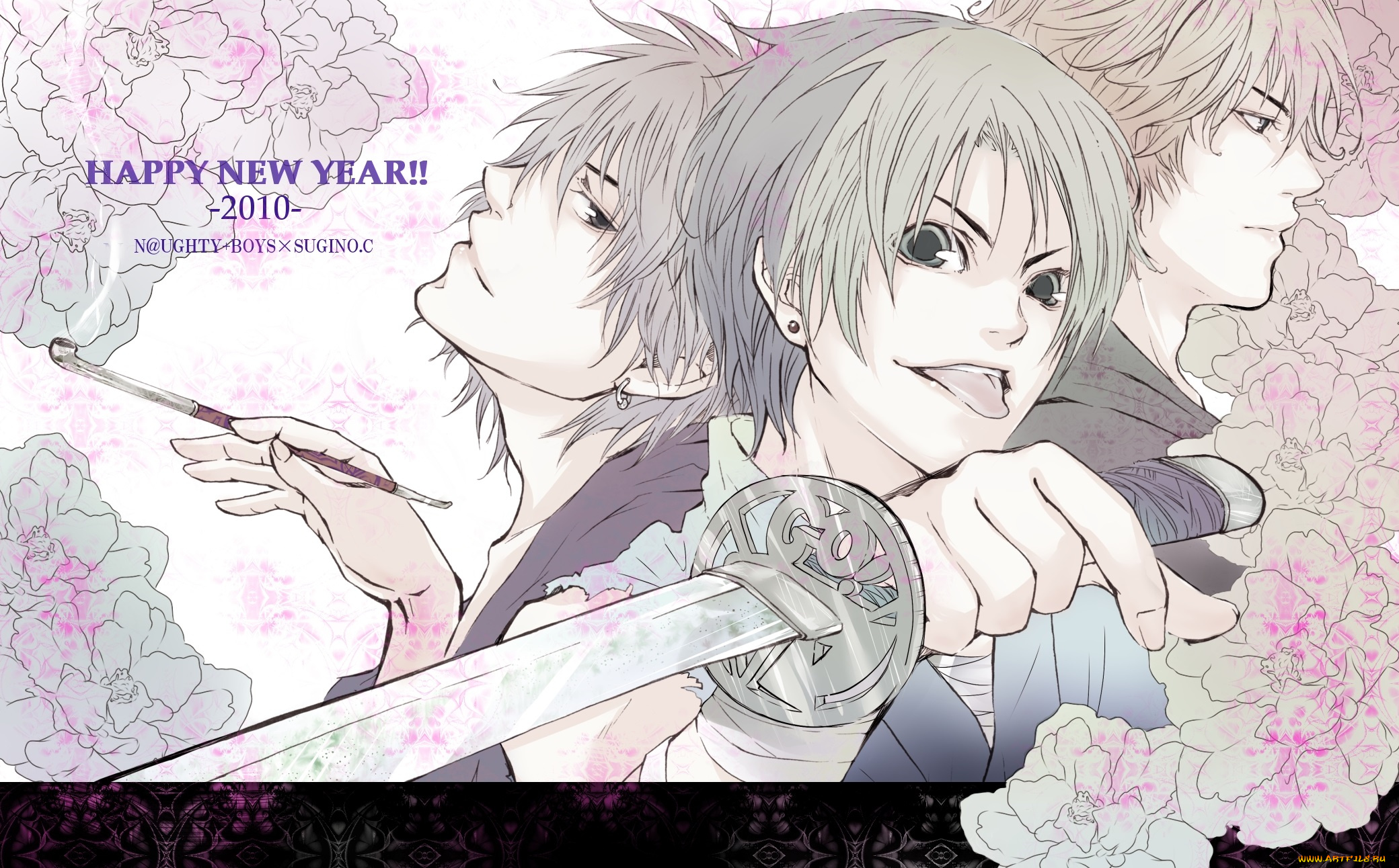 аниме, hikaru, no, go, парни