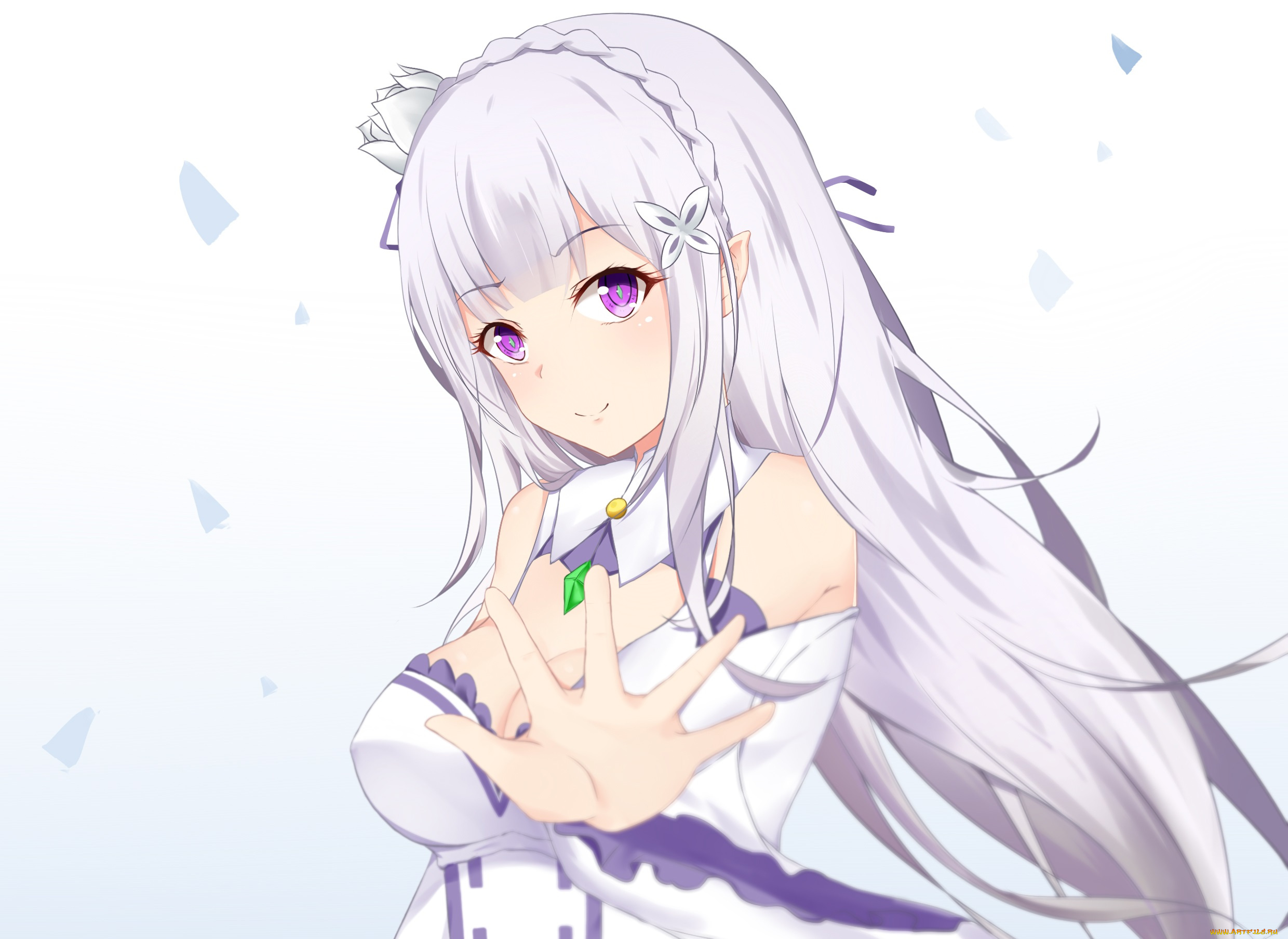 аниме, re, , zero, kara, hajimeru, isekai, seikatsu, эмилия