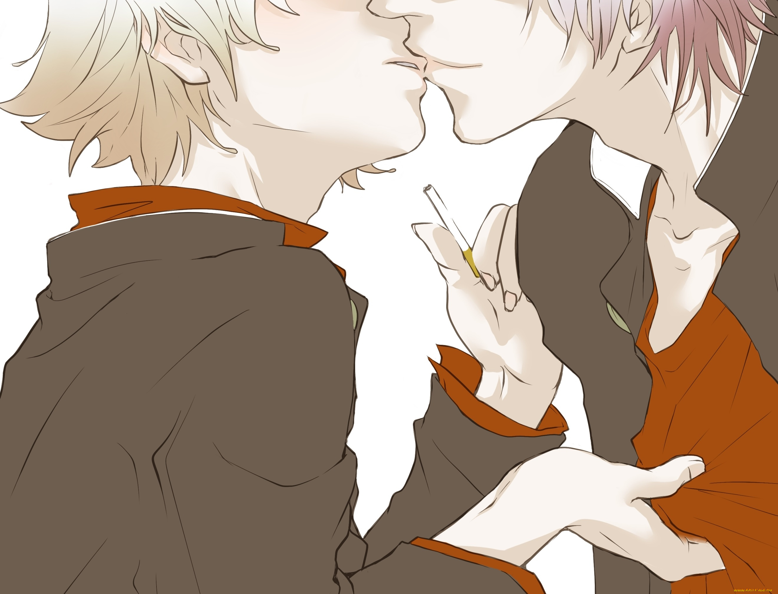 аниме, hikaru, no, go, парни