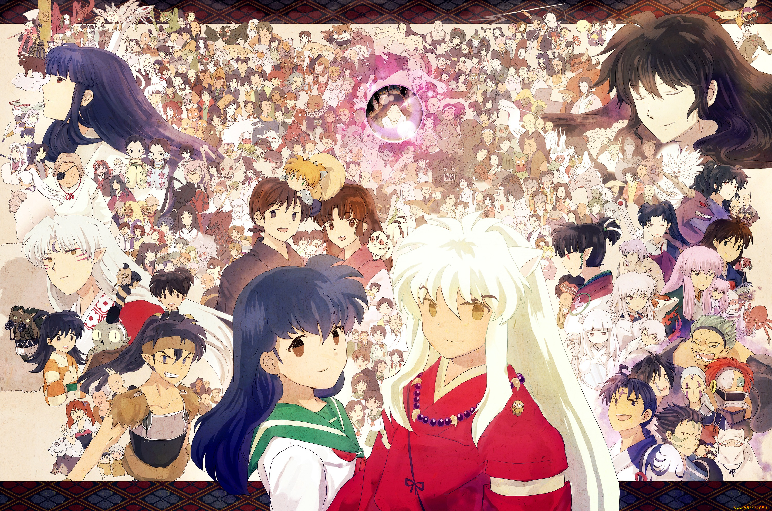 аниме, inuyasha, персонажи, инуяша
