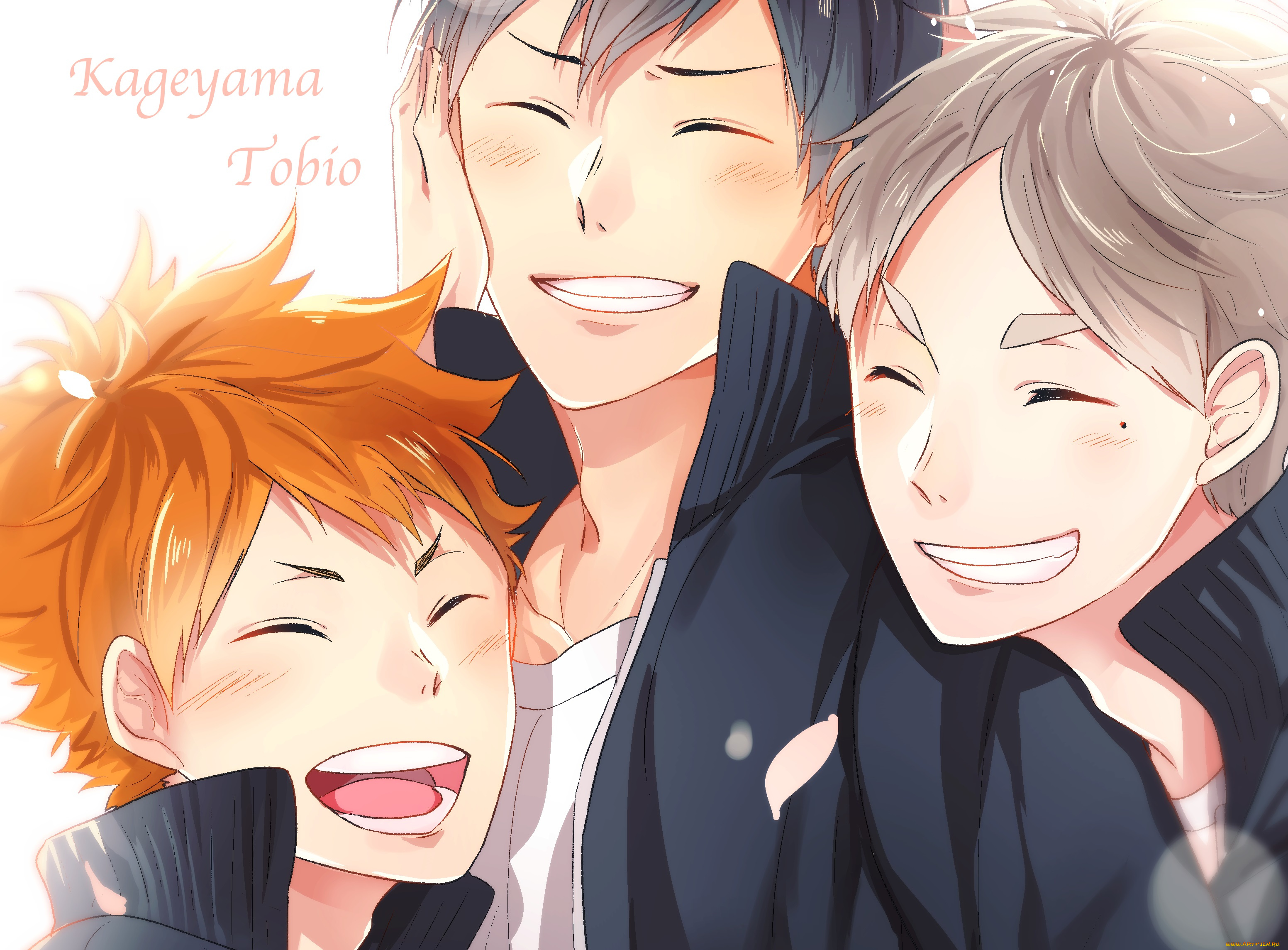 аниме, haikyuu, парни, волейбол