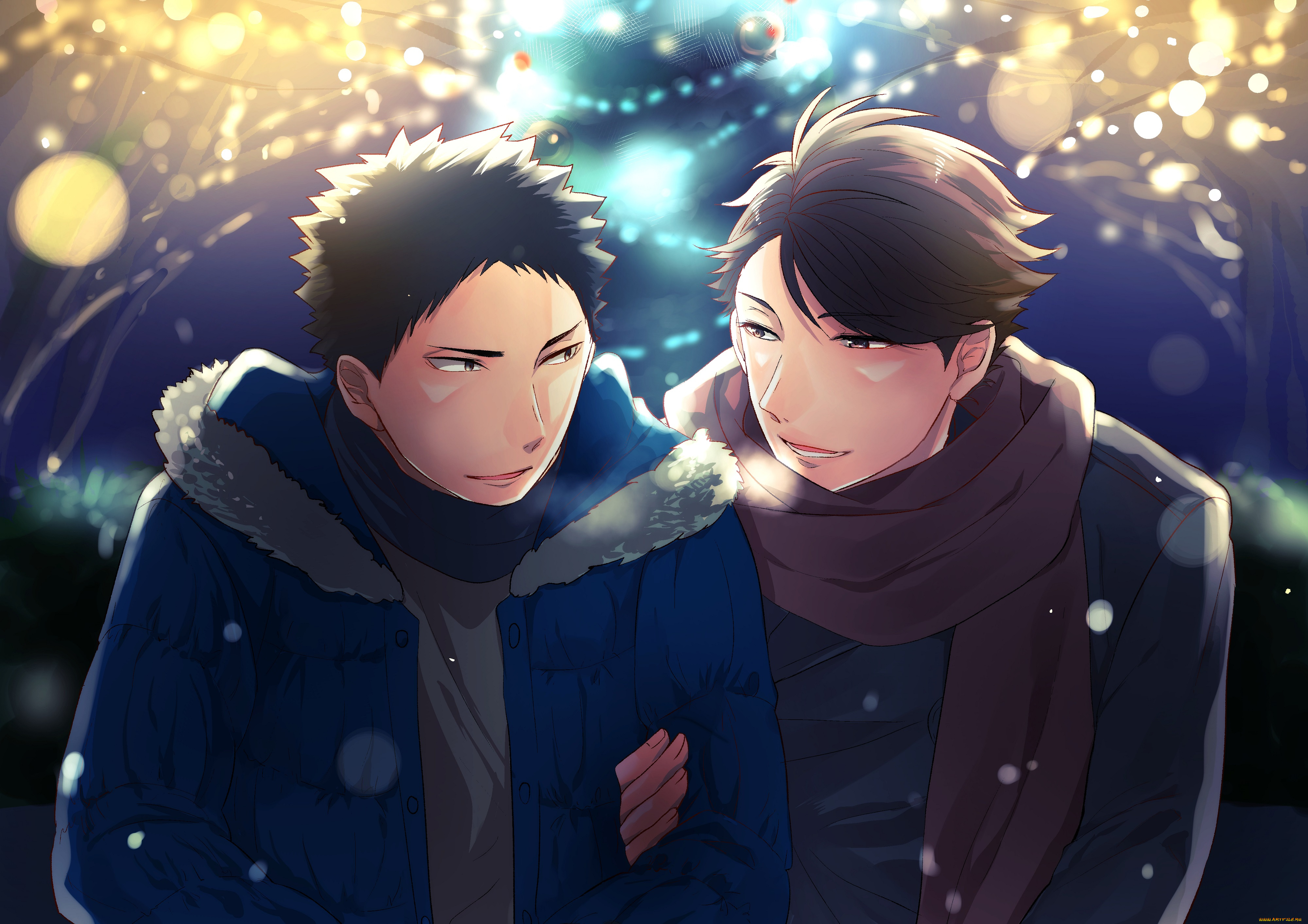 аниме, haikyuu, парни, волейбол