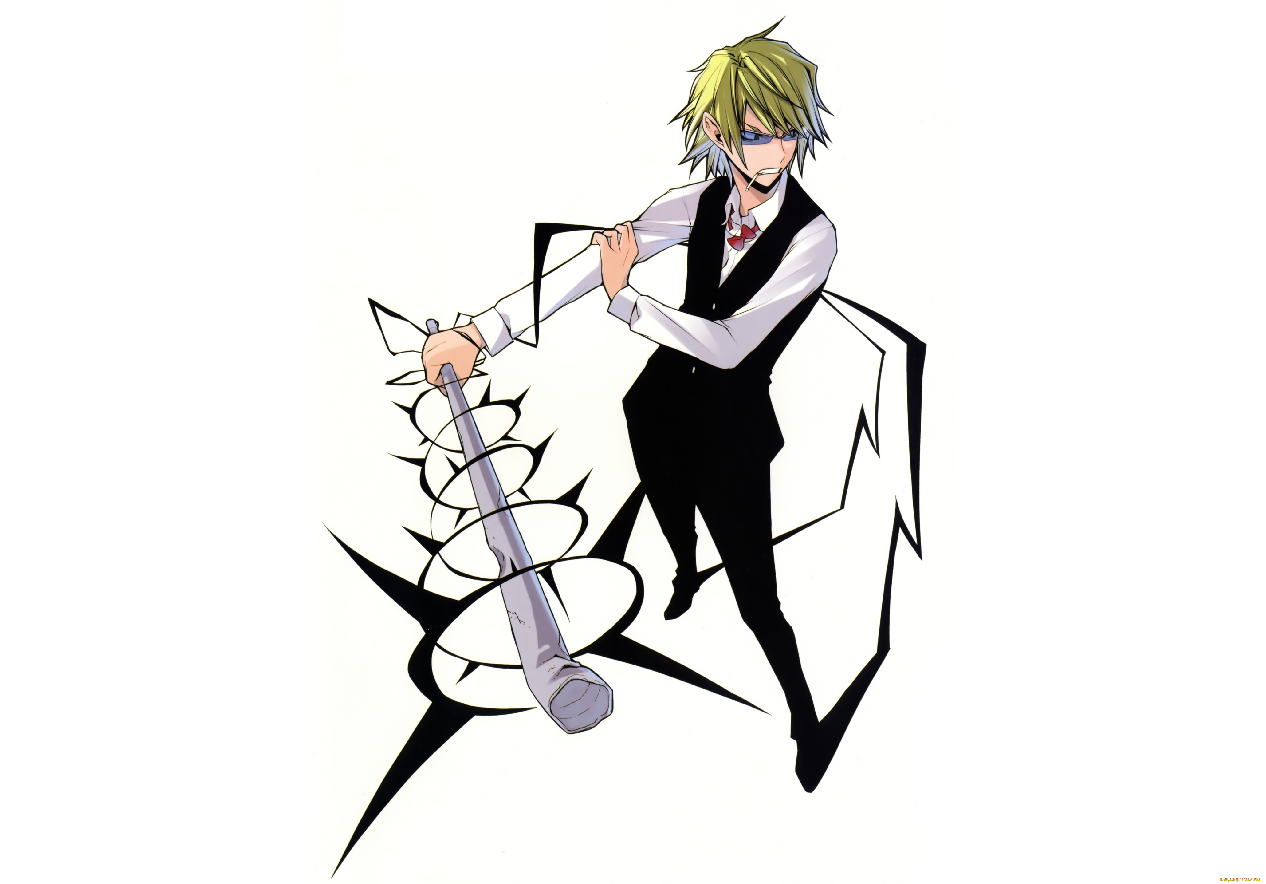 аниме, durarara, heiwajima, shizuo