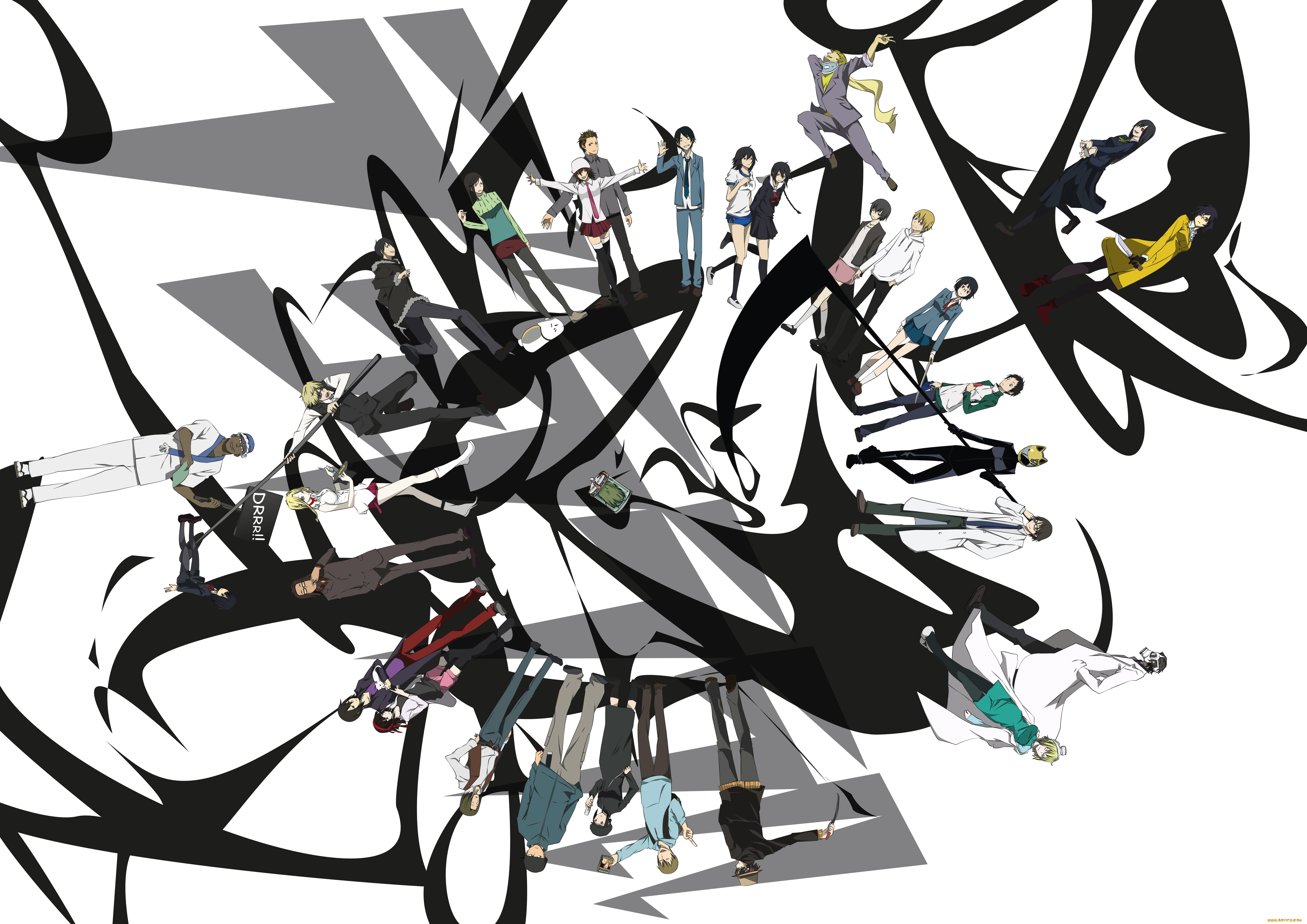 аниме, durarara, персонажи