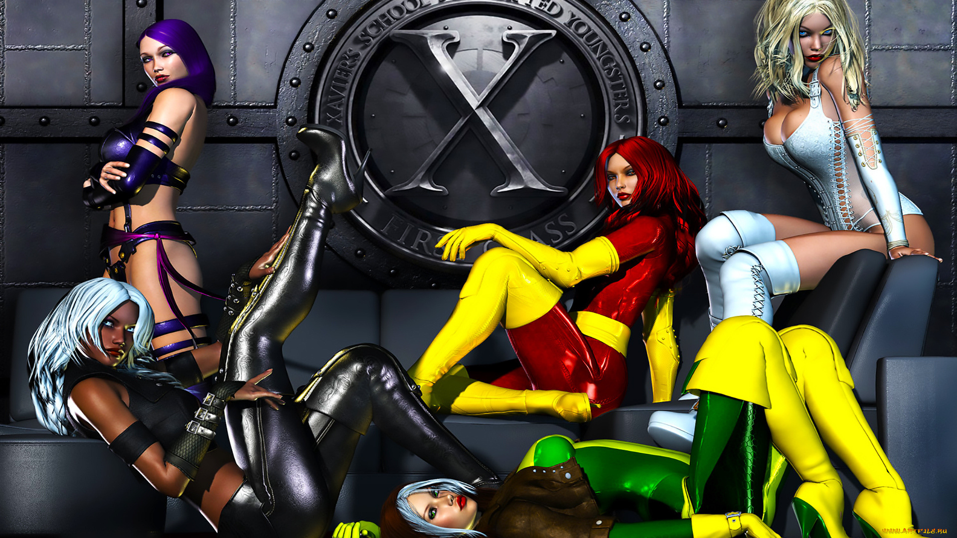 3д, графика, фантазия, , fantasy, фон, взгляд, девушки