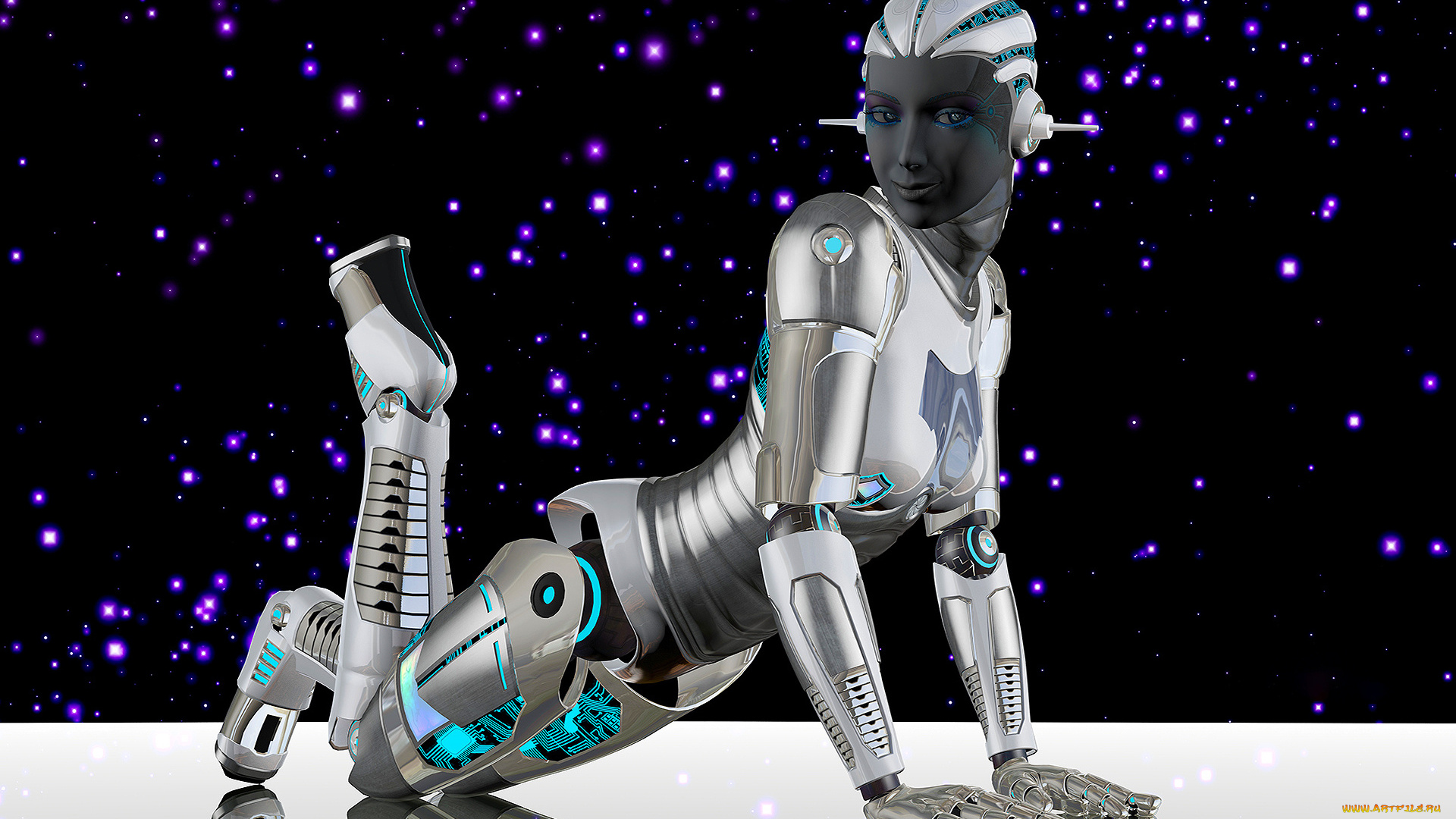 3д, графика, _science, fiction, девушка, фон, взгляд