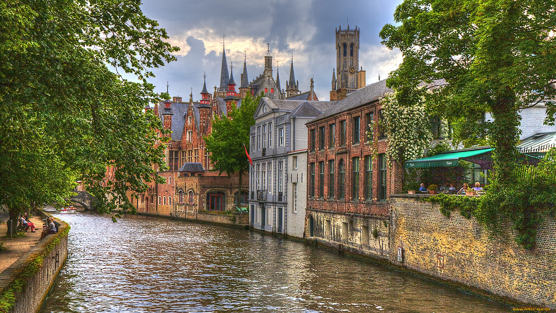 brugge, города, брюгге, , бельгия, простор