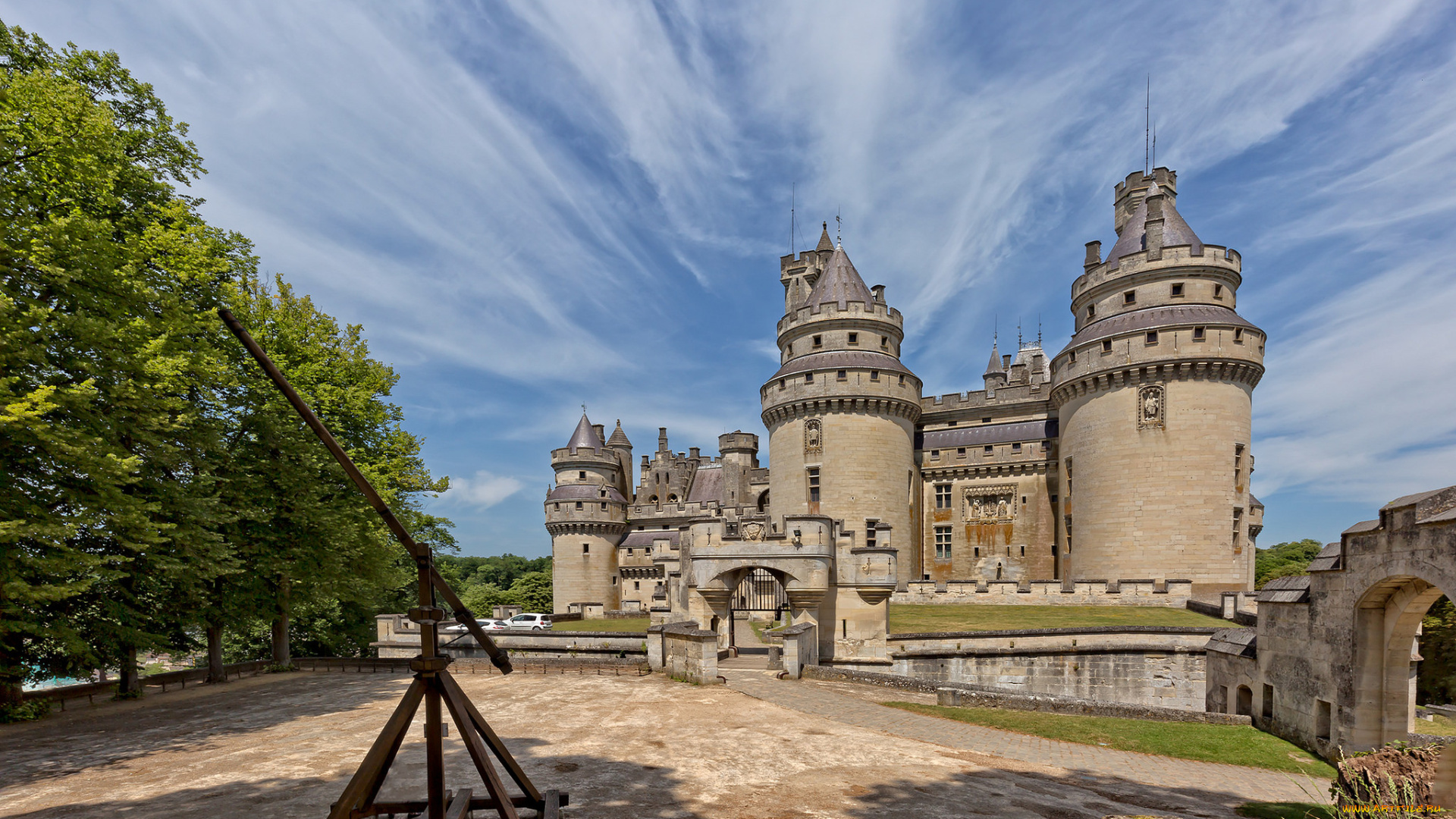 ch&, 226, teau, de, pierrefonds, города, замки, франции, замок