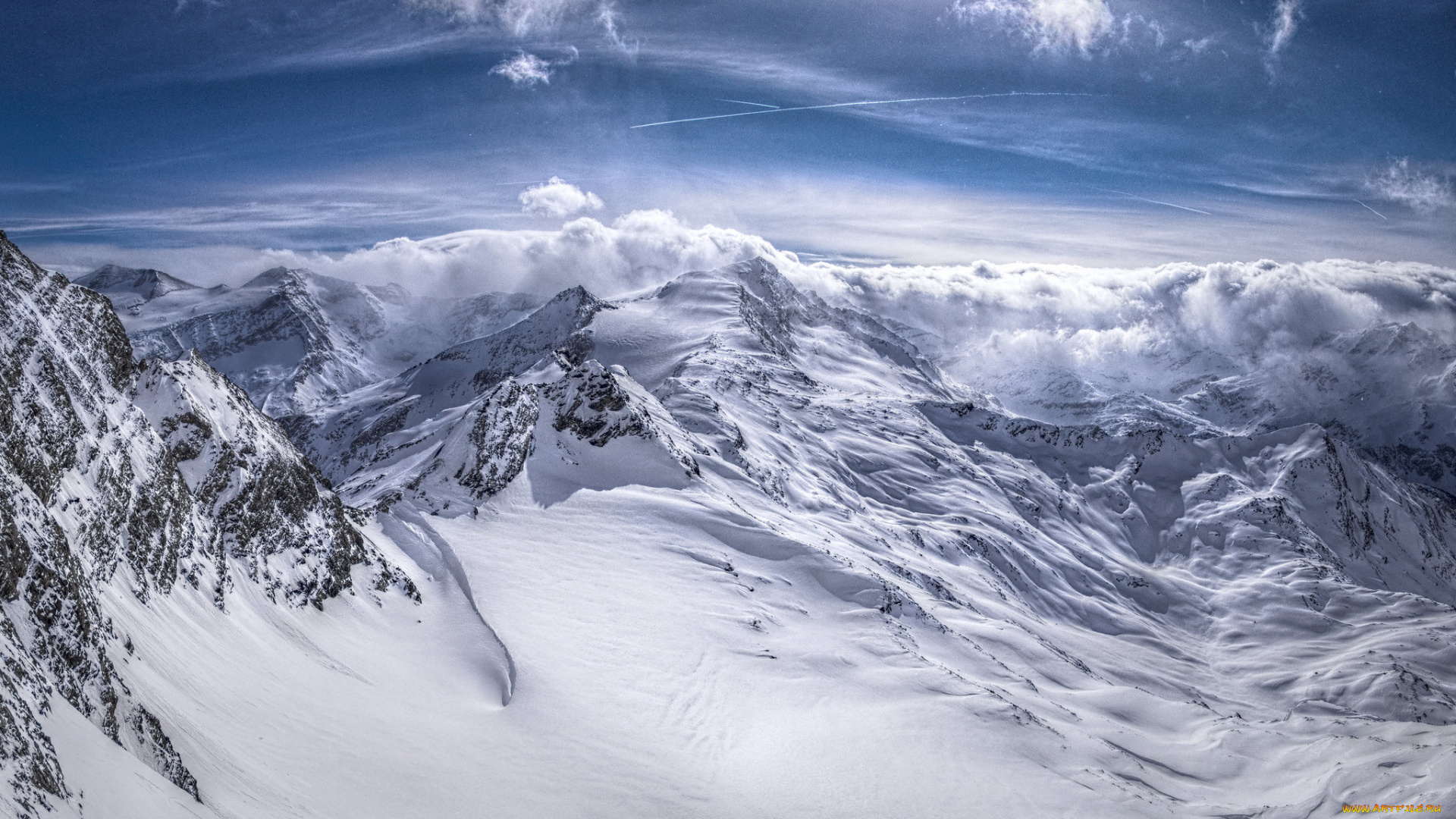 природа, горы, простор