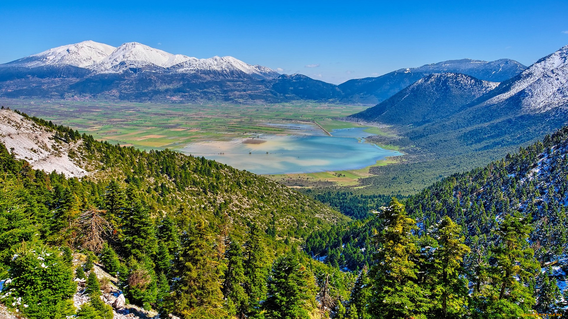 природа, горы, простор