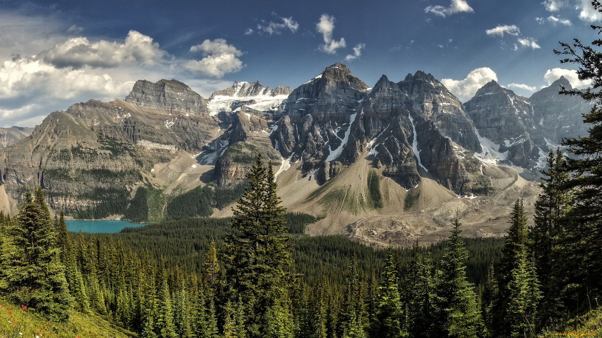 природа, горы, простор