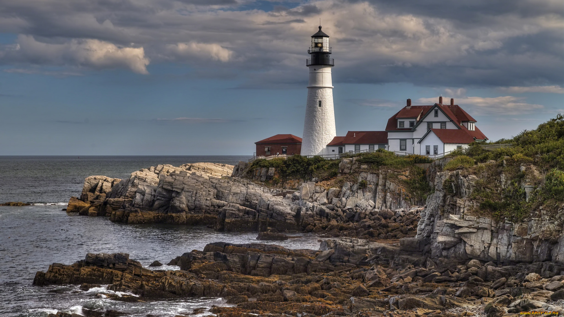 природа, маяки, простор